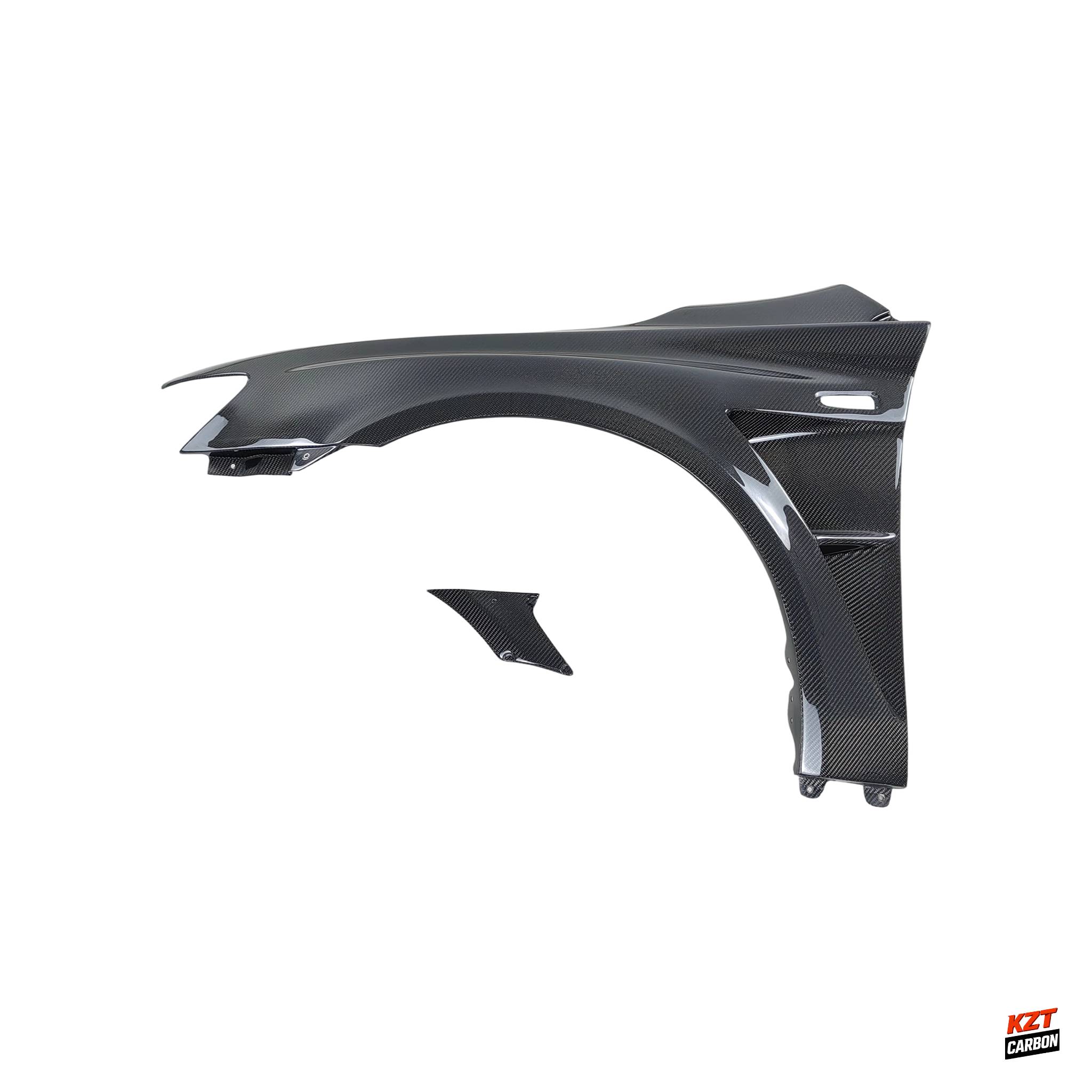 For Mitsubishi EVO 10 VRS Style Ultimate Front Fender With Appron +8mm Carbon