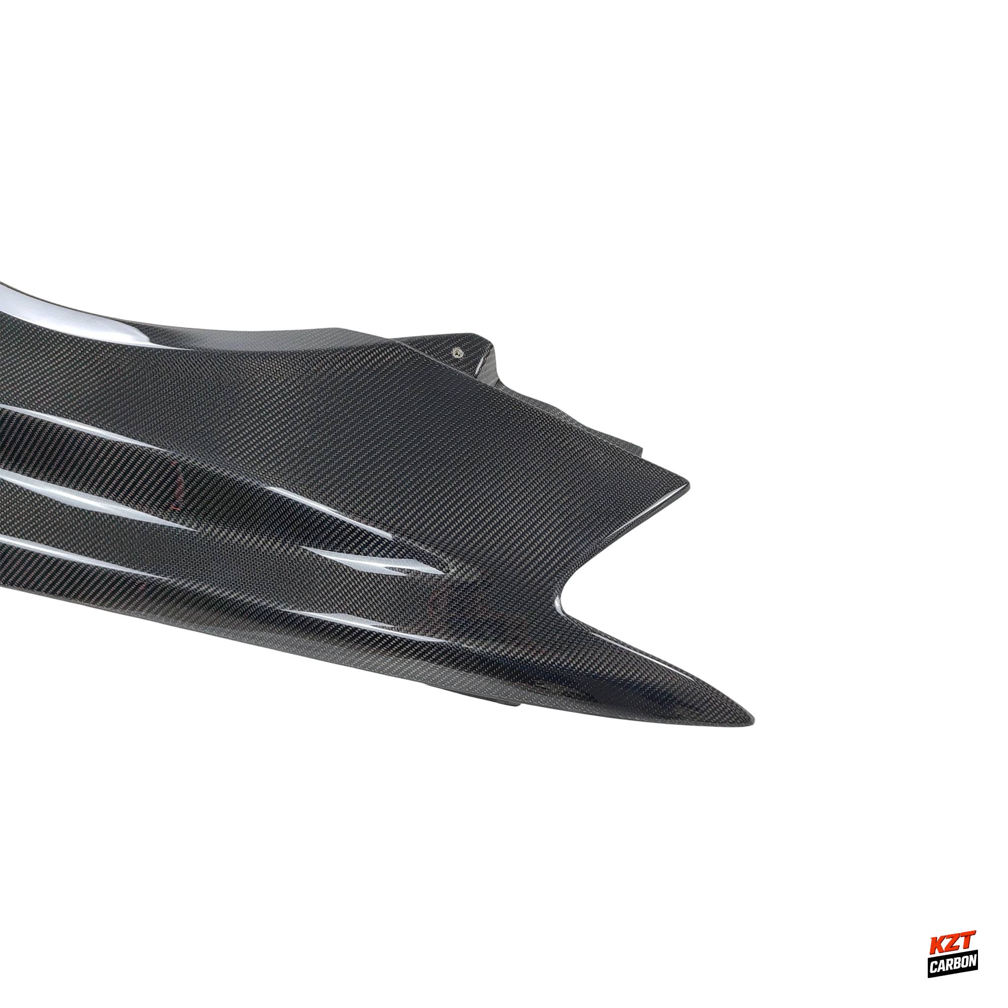 For Mitsubishi EVO 10 VRS Style Ultimate Front Fender With Appron +8mm Carbon