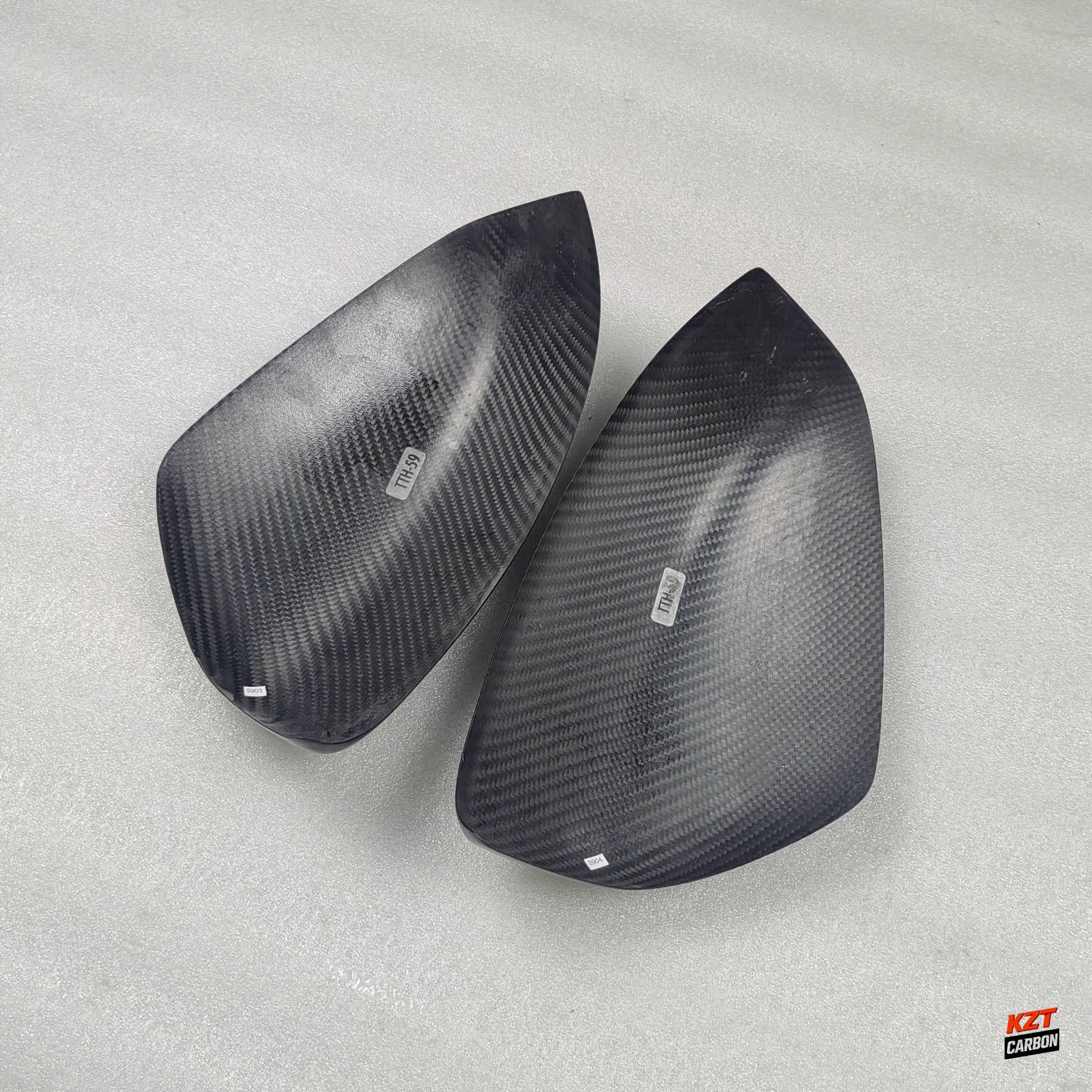 For Nissan Fairlady Z Z34 370Z Coupe 09-20 Dry Carbon Side Rear Mirror Covers