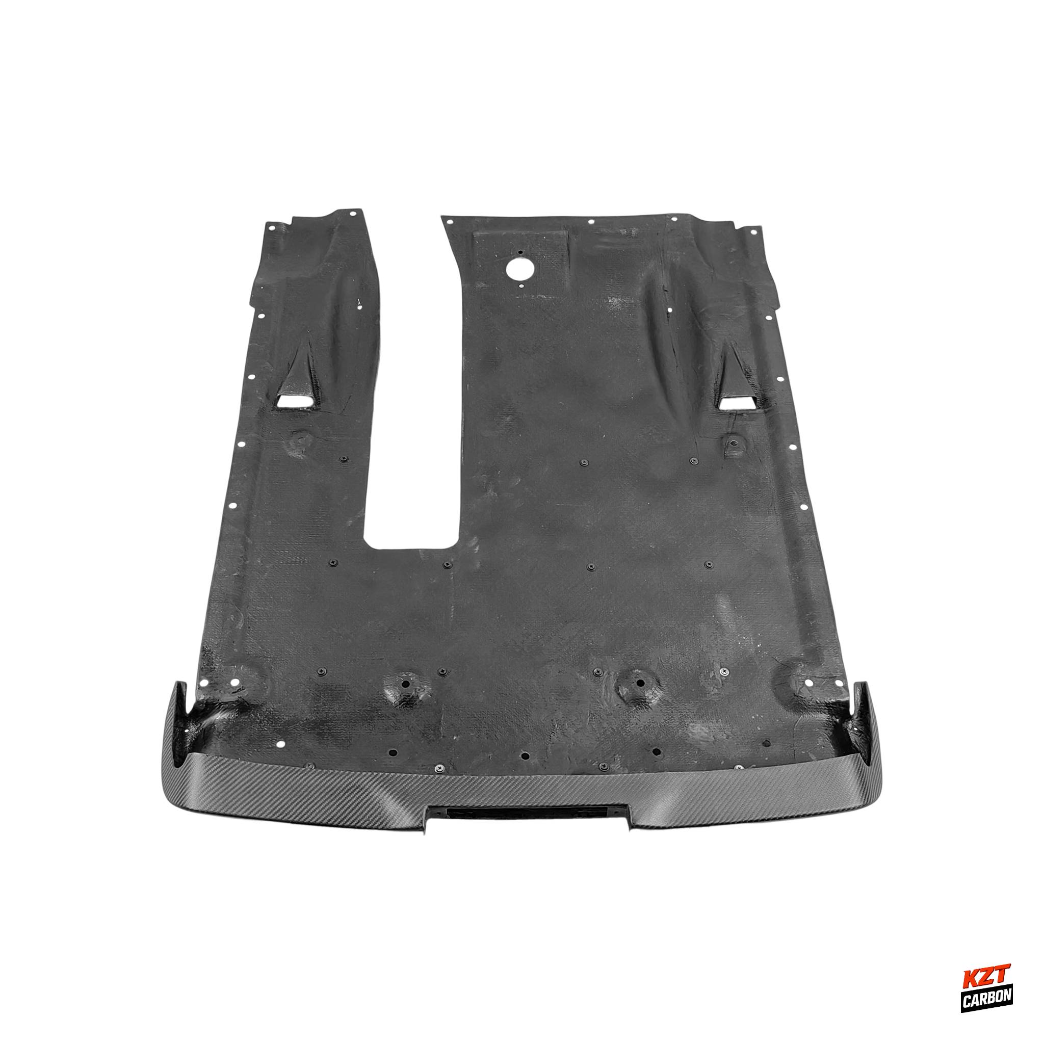 For Nissan 2012 on R35 GTR EPA Style Matte Carbon Rear Under Bottom Diffuser