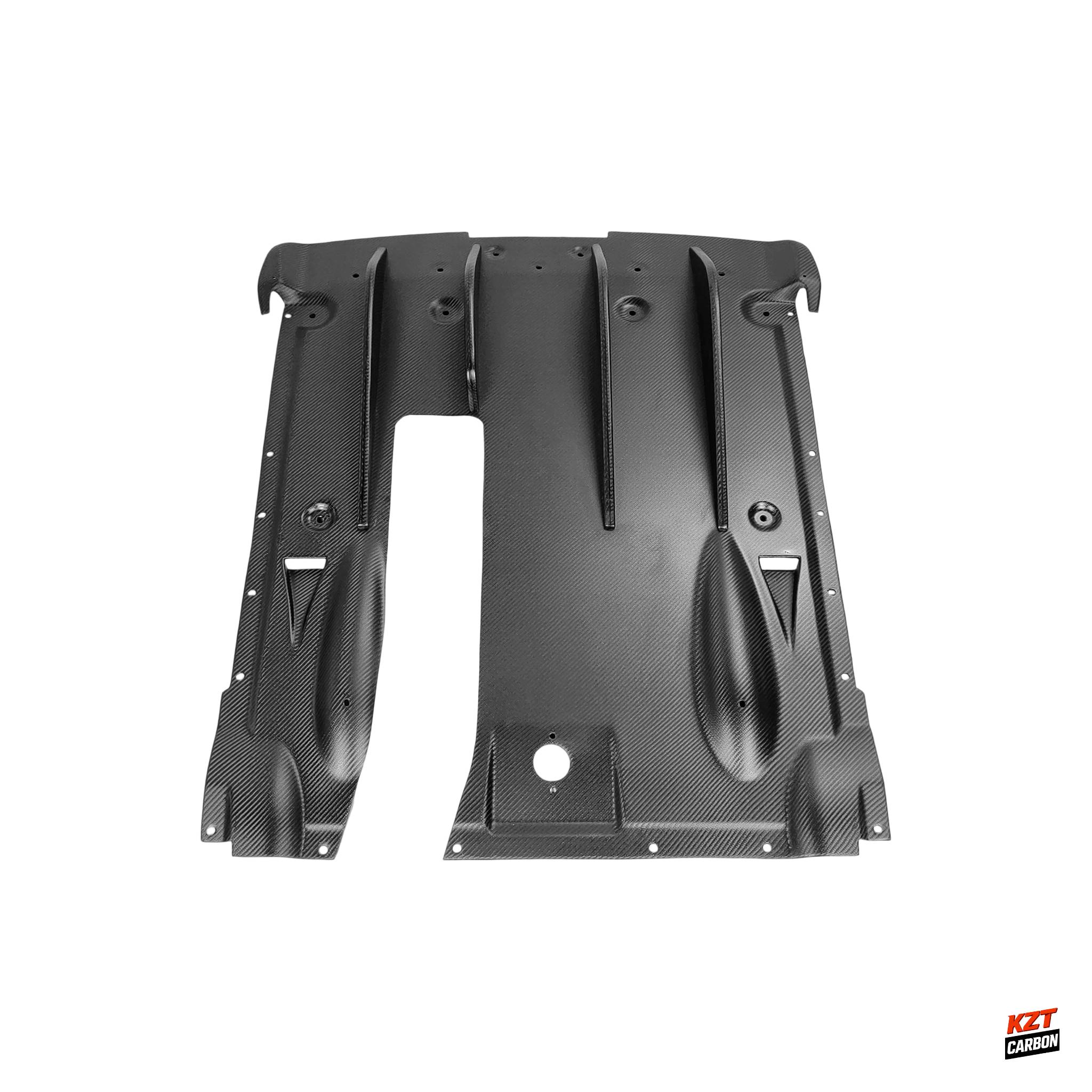 For Nissan 2012 on R35 GTR EPA Style Matte Carbon Rear Under Bottom Diffuser