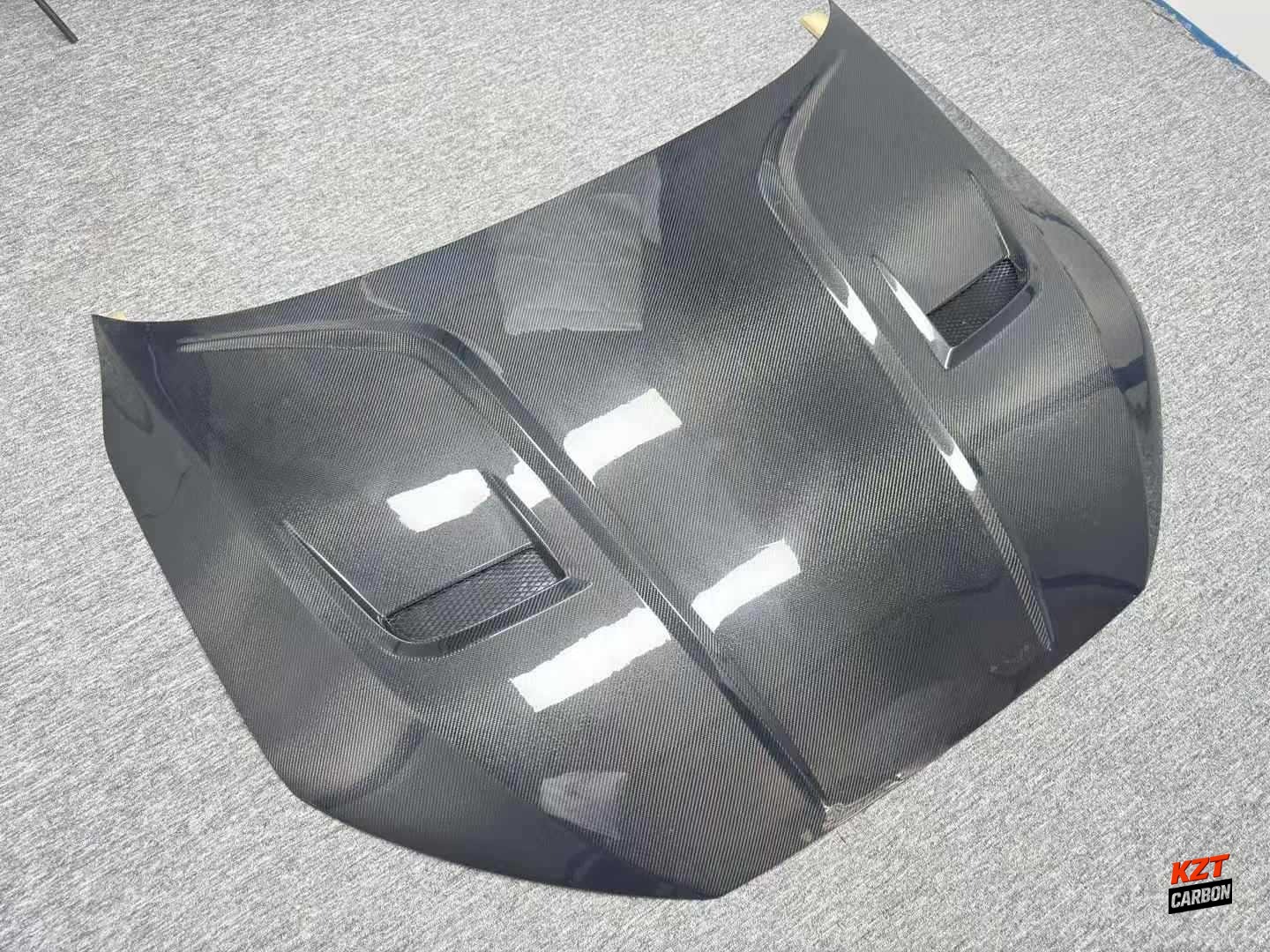For Audi Real RS3 8Y 21-24 Sprtback Carbon ROB Style Front Vented Cooling Hood