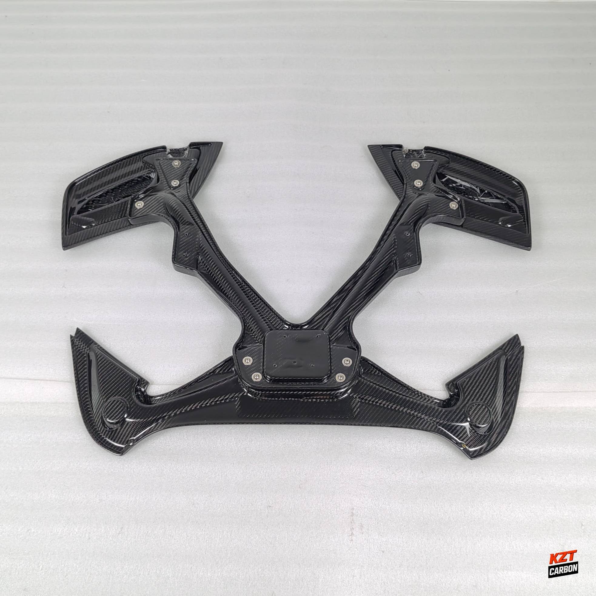 For Ferrari 488 Spider 2015-19 Dry Carbon Fiber KZ Style Rear Engine Bonnet Hood