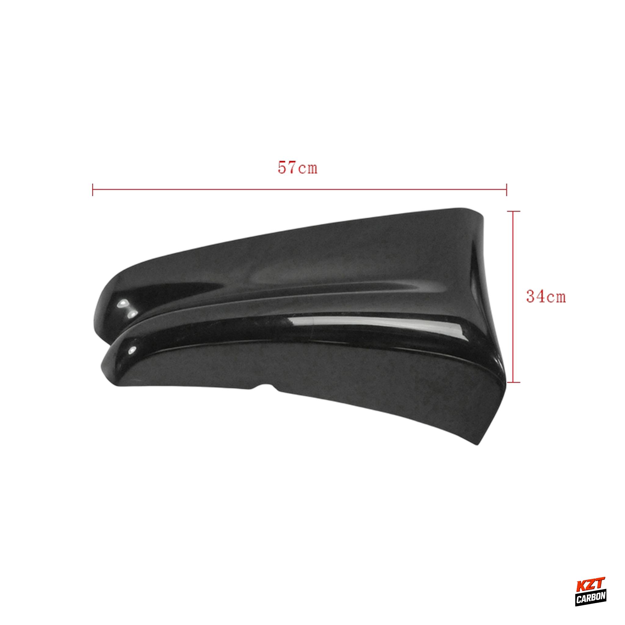 For Mazda RX-7 FC FC3S 85-97 RE Style Fiberglass Unpaint  Rear Bumper Spats Pair
