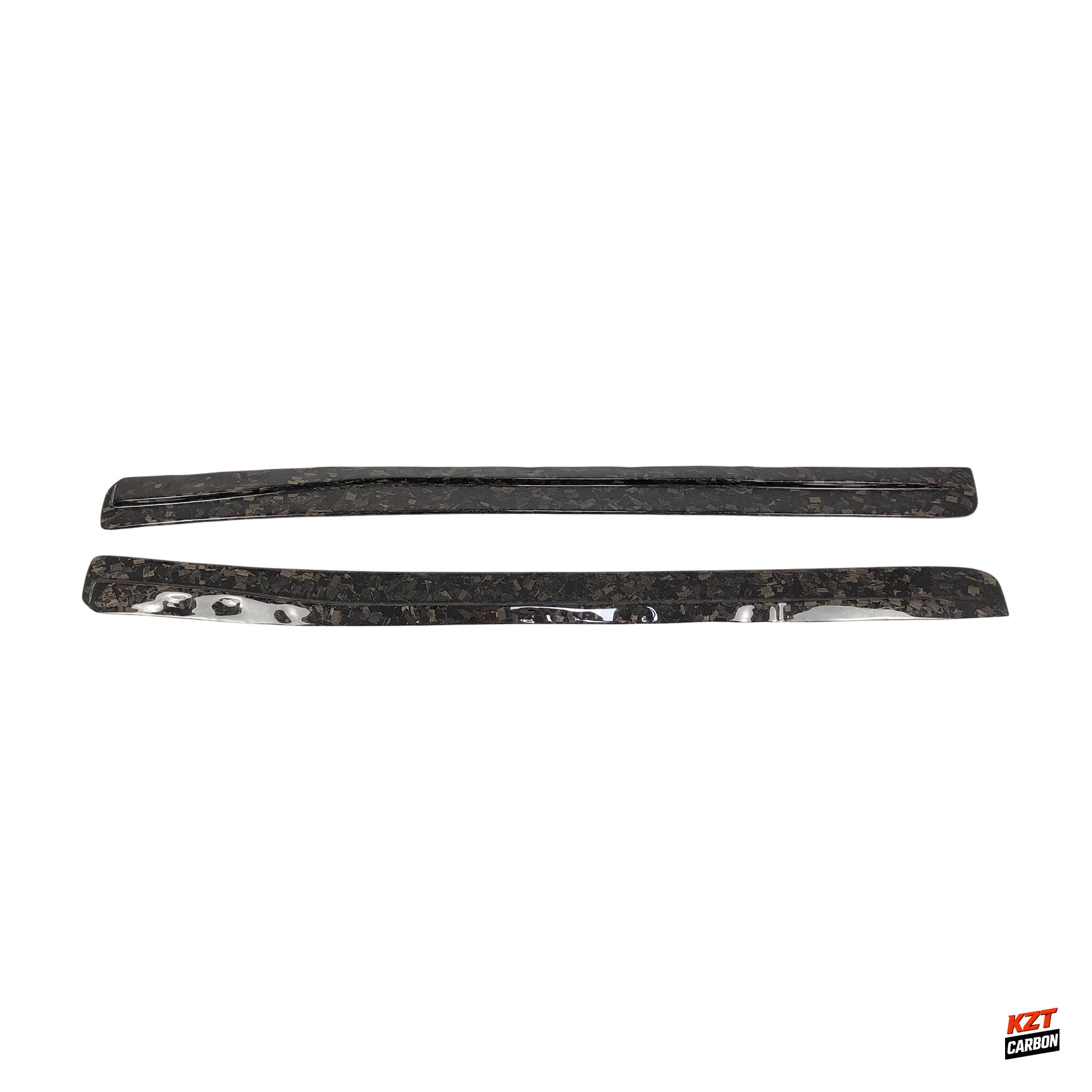 For Mazda RX7 FD 91-02 FED Style Forged Carbon Side Skirt Add On Exetension Pair