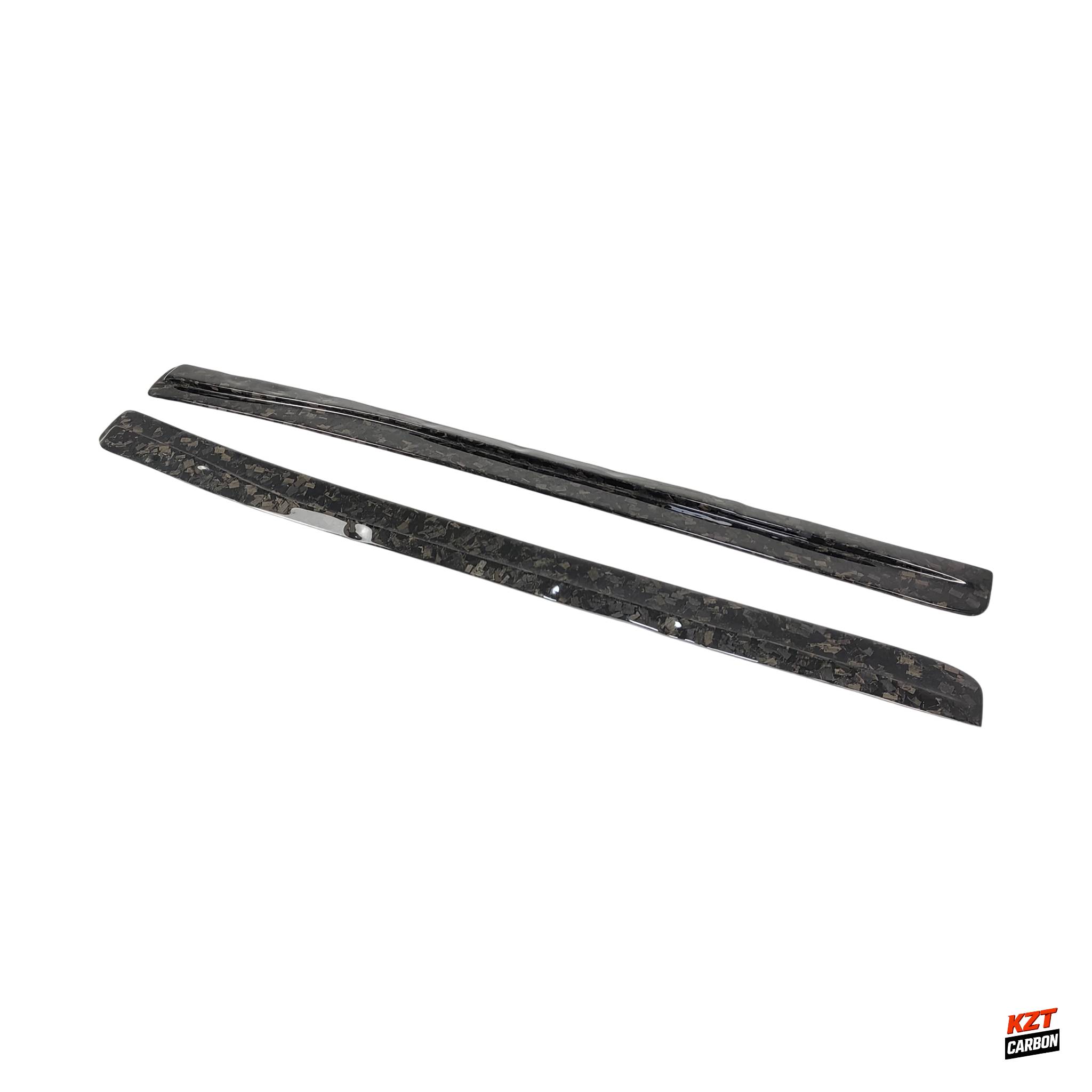 For Mazda RX7 FD 91-02 FED Style Forged Carbon Side Skirt Add On Exetension Pair