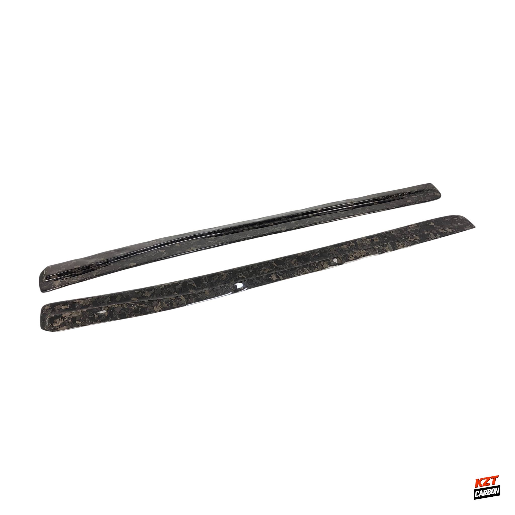 For Mazda RX7 FD 91-02 FED Style Forged Carbon Side Skirt Add On Exetension Pair