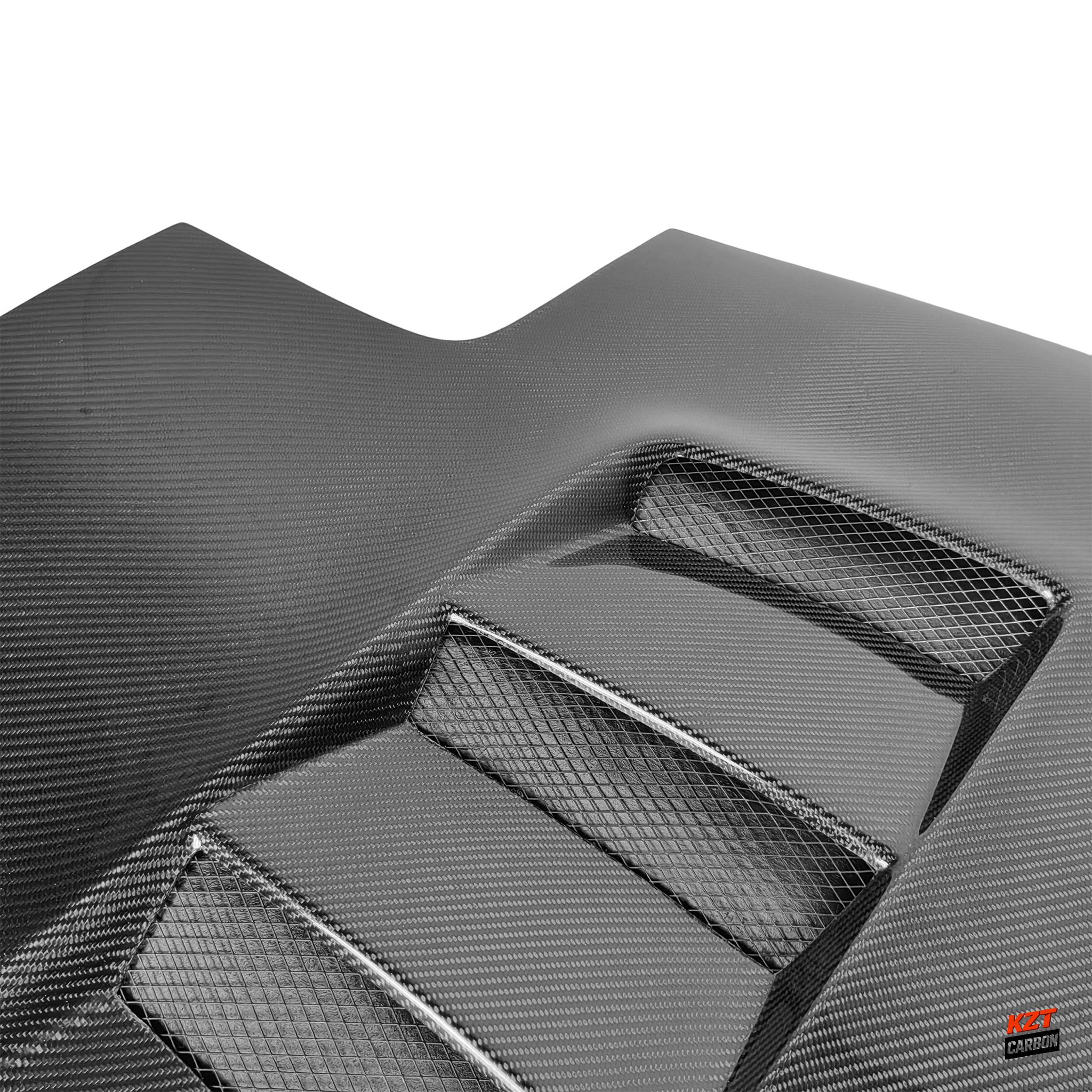 For Mazda RX7 FD3S FD RE Style Carbon Fiber Front Hood With Underside Raintray