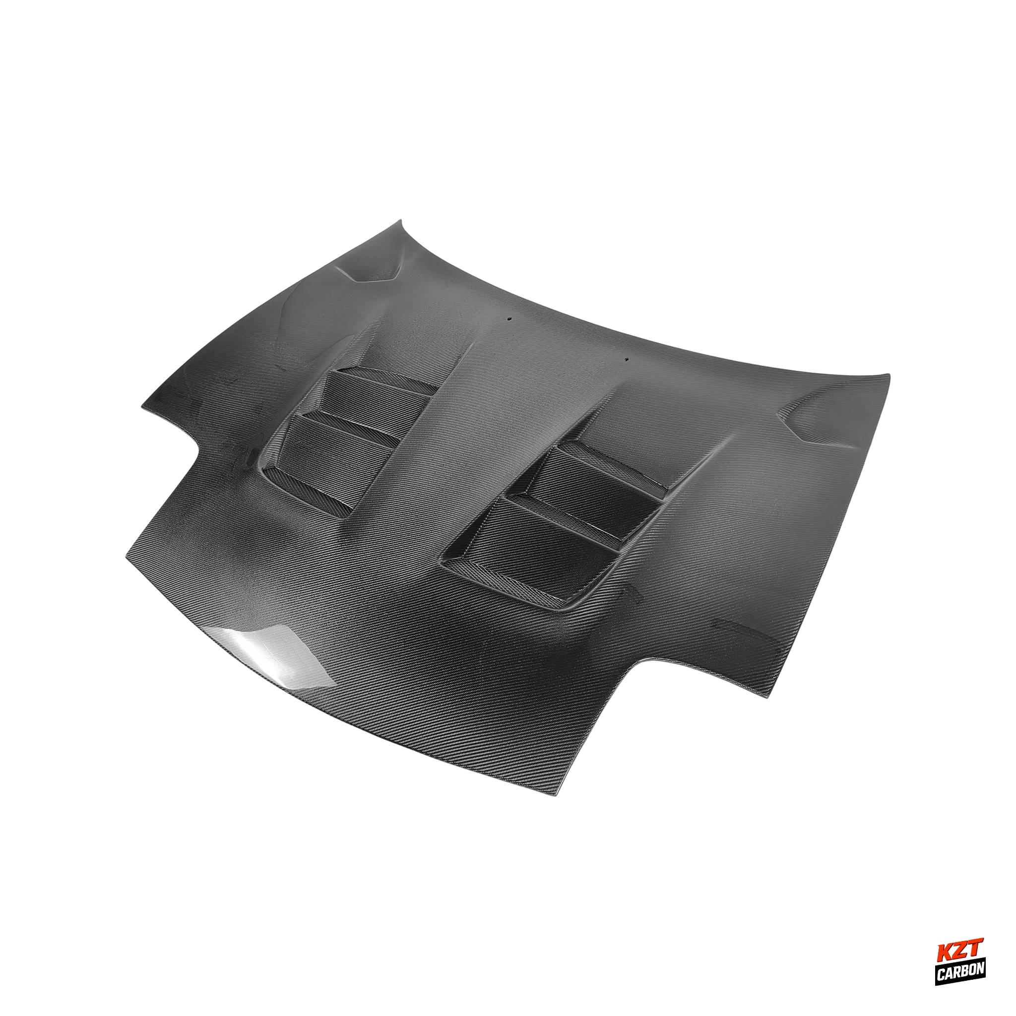 For Mazda RX7 FD3S FD RE Style Carbon Fiber Front Hood With Underside Raintray