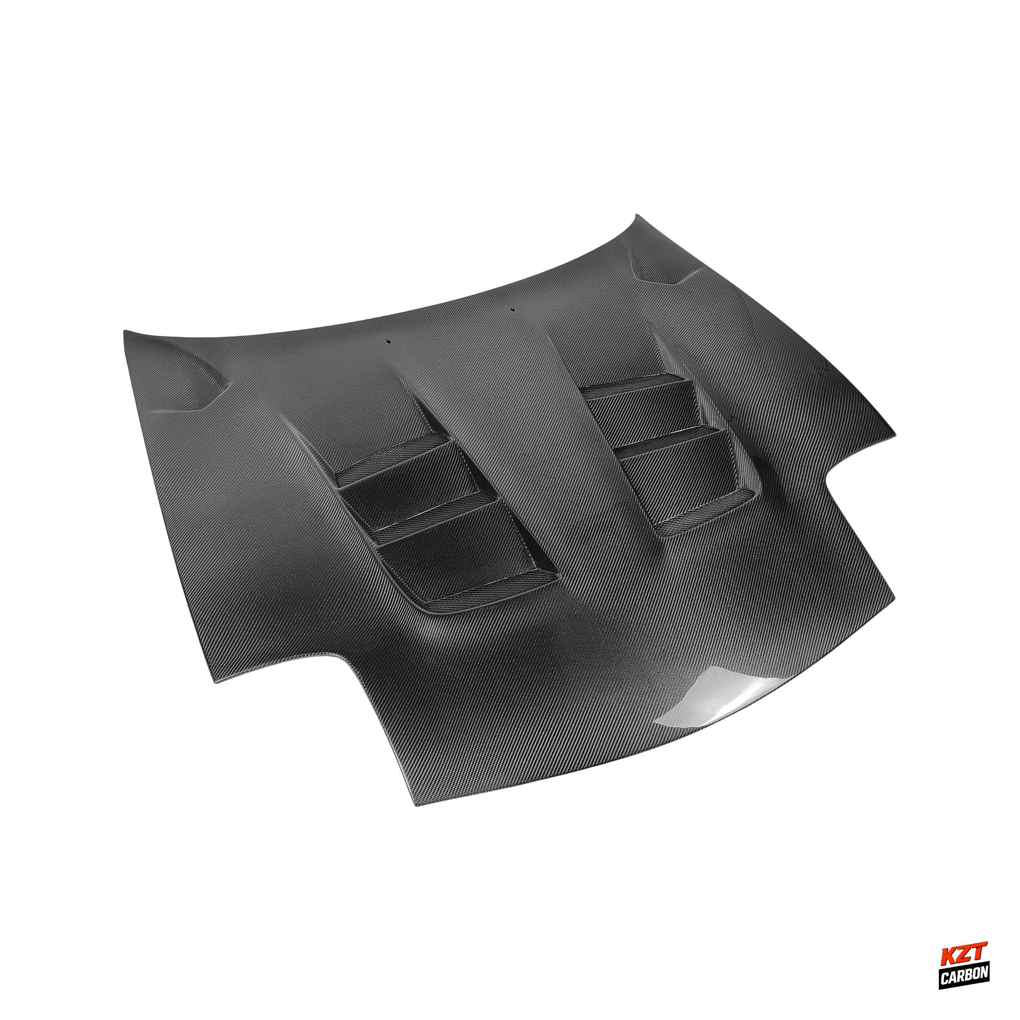 For Mazda RX7 FD3S FD RE Style Carbon Fiber Front Hood With Underside Raintray