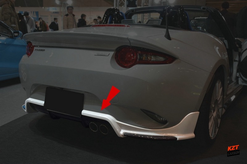 For Mazda Miata MX5 ND 2 Door 16-24 ESQ Style Forged Carbon Rear Diffuser Lip