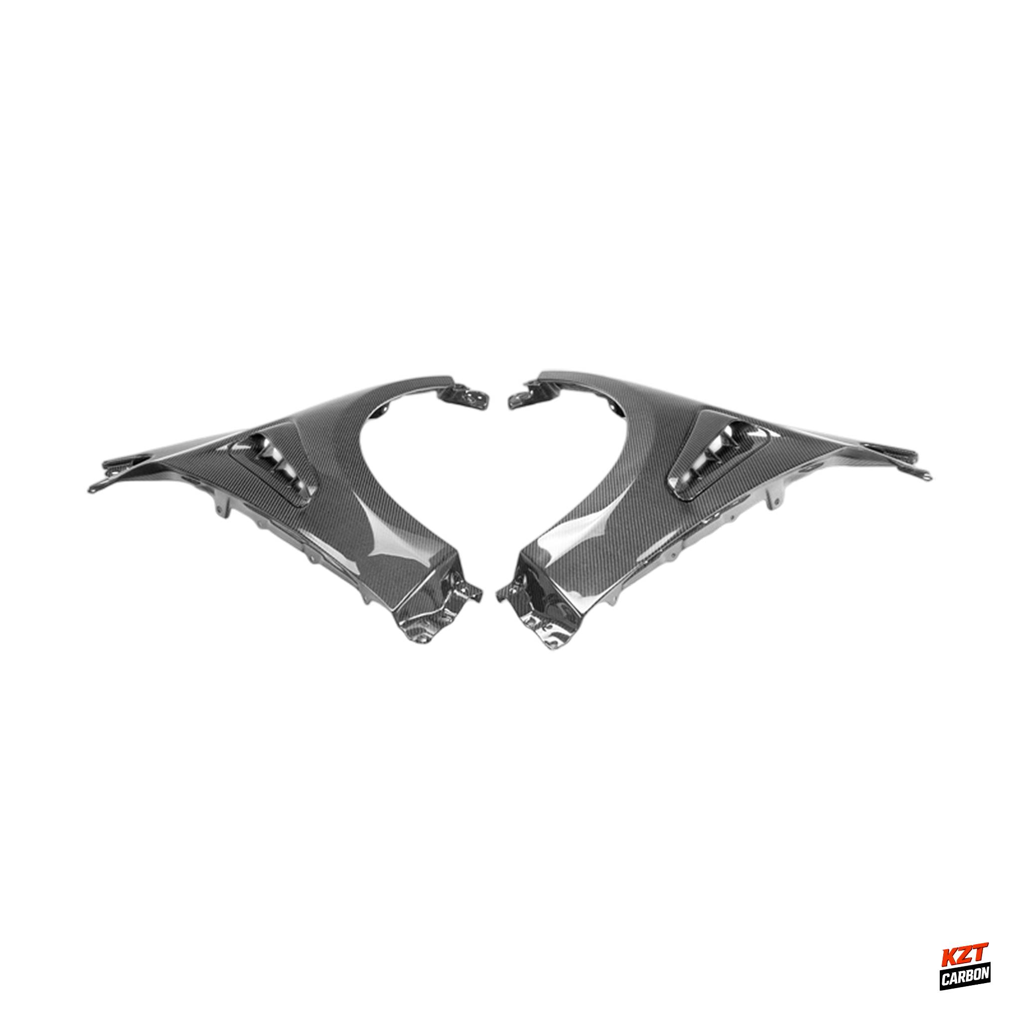 For Toyota 23-25 GR Corolla Dry Carbon OE Style Front Bumper Side Fender Pair