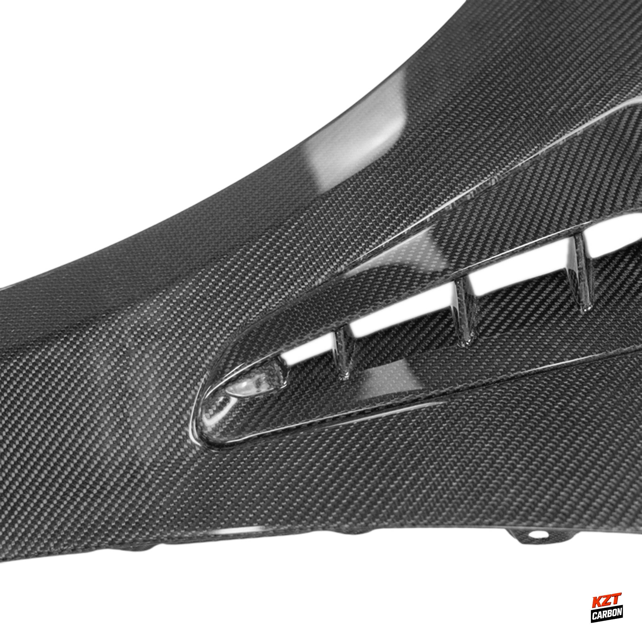 For Toyota 23-25 GR Corolla Dry Carbon OE Style Front Bumper Side Fender Pair