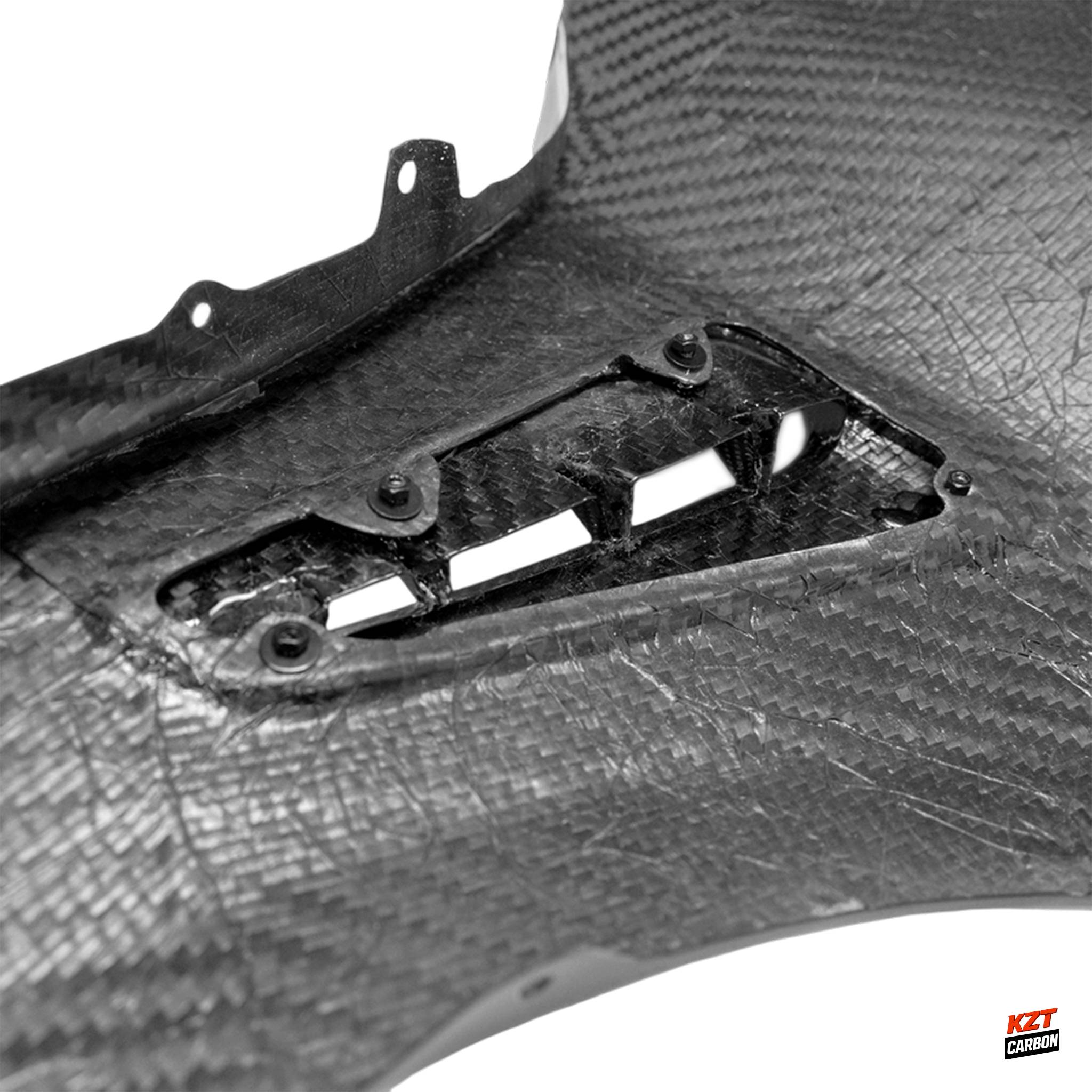 For Toyota 23-25 GR Corolla Dry Carbon OE Style Front Bumper Side Fender Pair