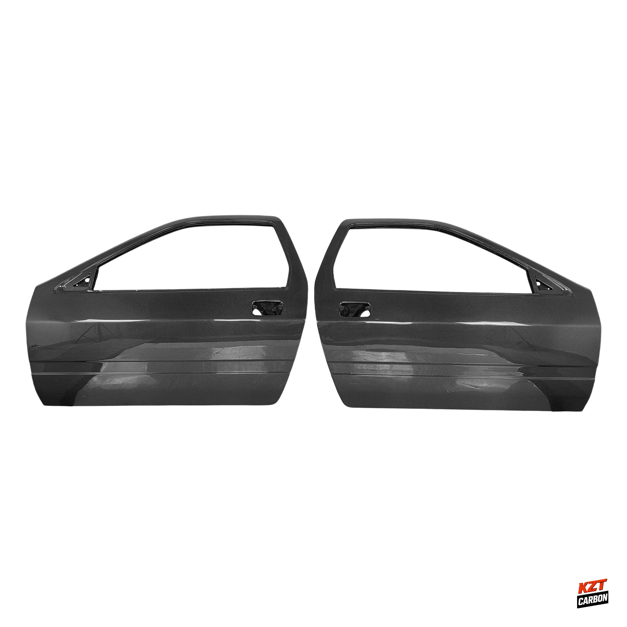 For Mazda RX7 FC3S OE Style Carbon Fiber Body Kits Side Door Replacement Pair
