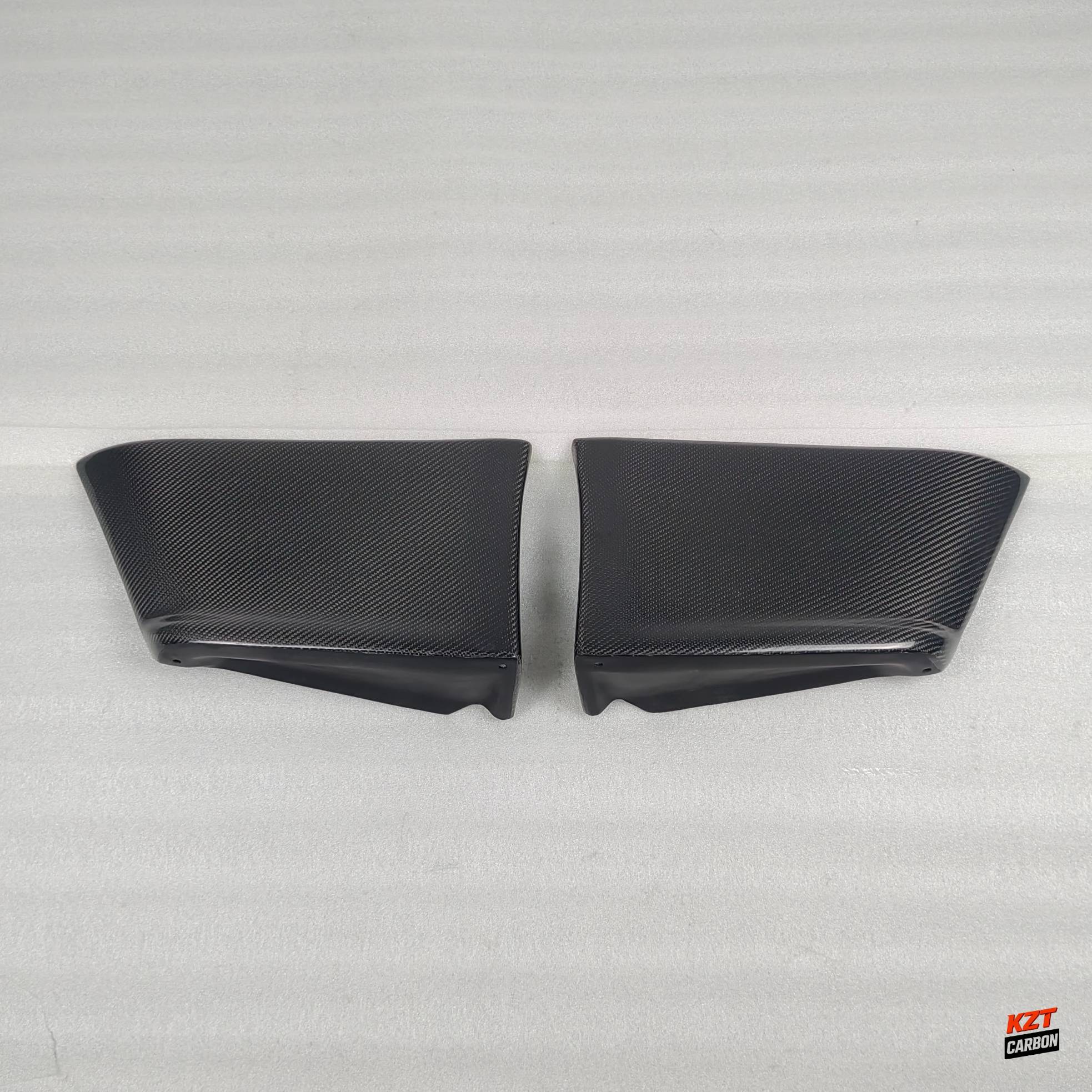For Mitsubishi EVO 10 X CZ4A 07-16 KZ Carbon Fiber Rear Corner Extensions Spats