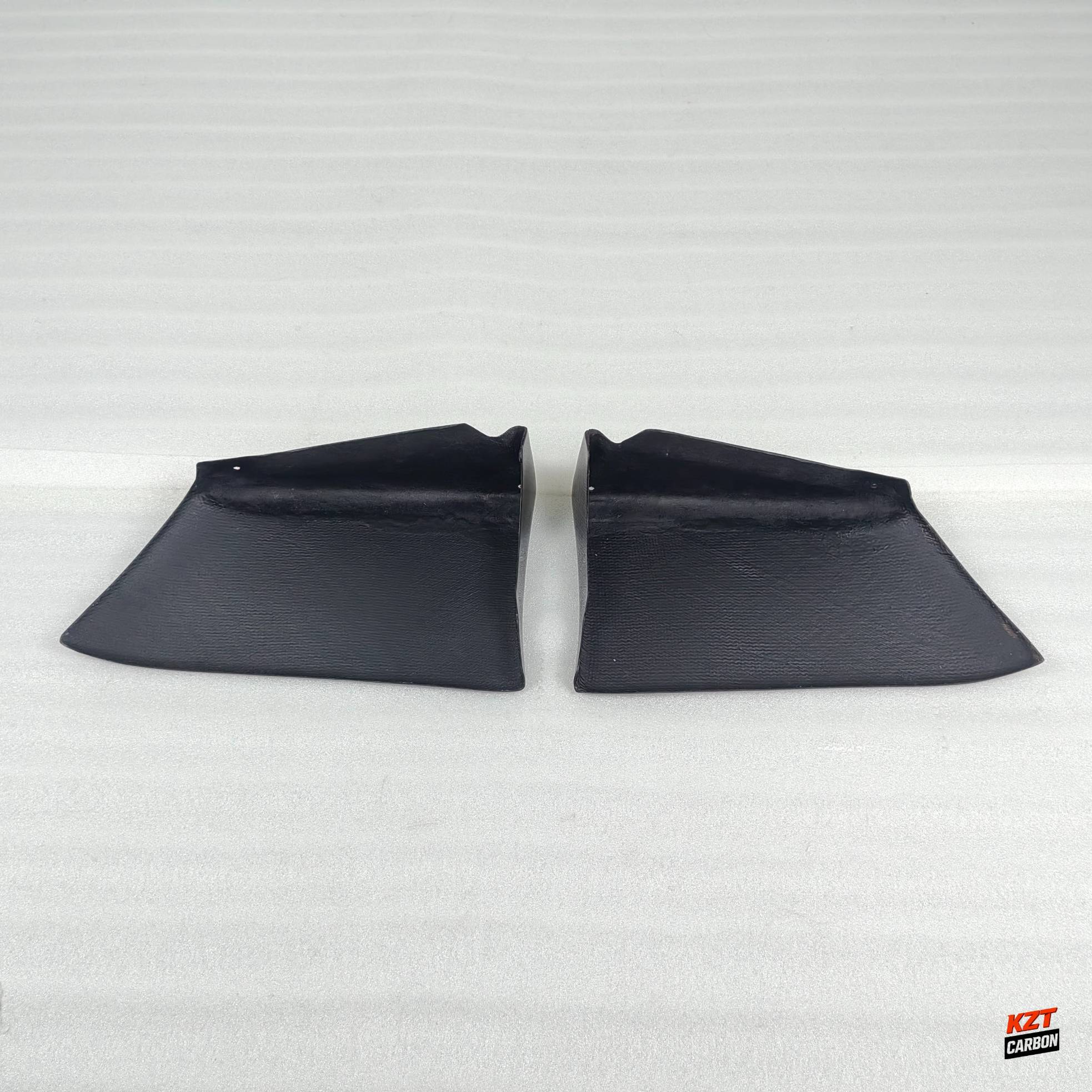 For Mitsubishi EVO 10 X CZ4A 07-16 KZ Carbon Fiber Rear Corner Extensions Spats