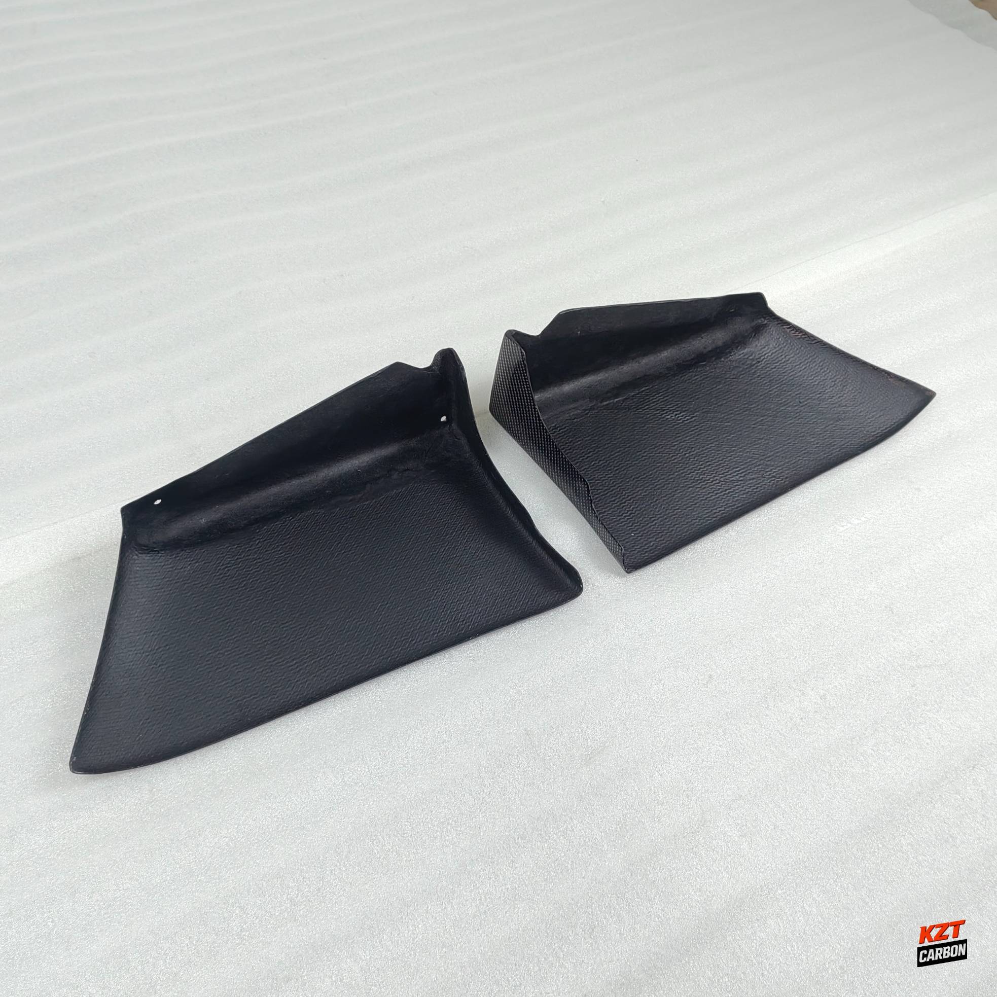 For Mitsubishi EVO 10 X CZ4A 07-16 KZ Carbon Fiber Rear Corner Extensions Spats