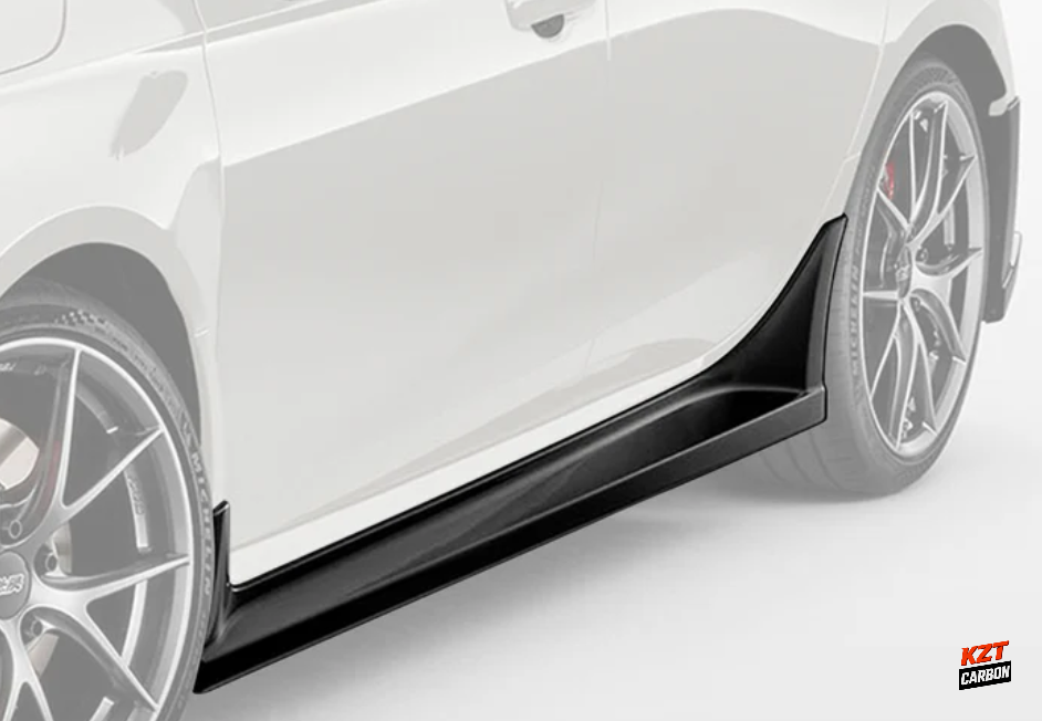 For Honda Civic Type R FL5 23-24 Carbon MUG Style Side Skirts Extensions Pair