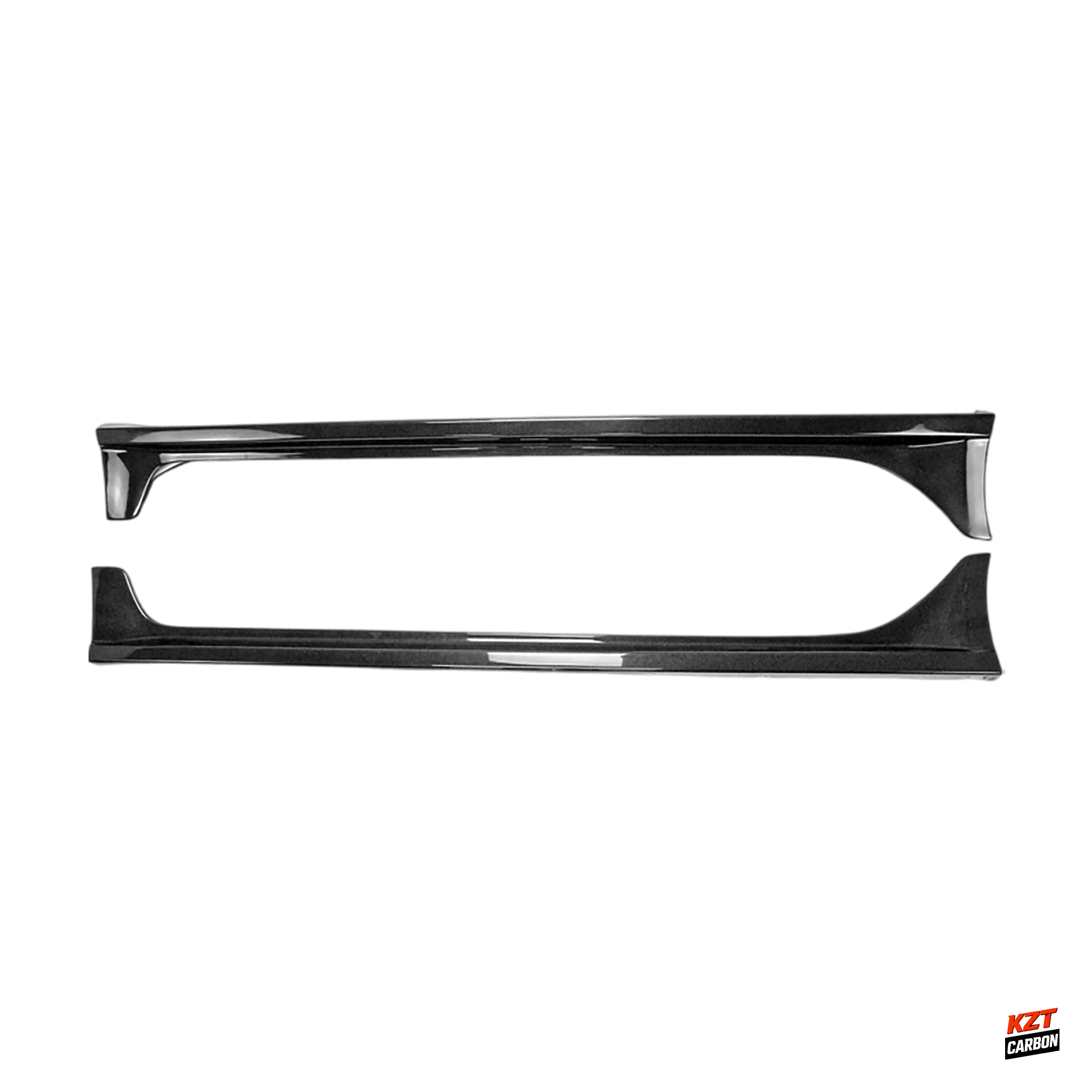 For Honda Civic Type R FL5 23-24 Carbon MUG Style Side Skirts Extensions Pair