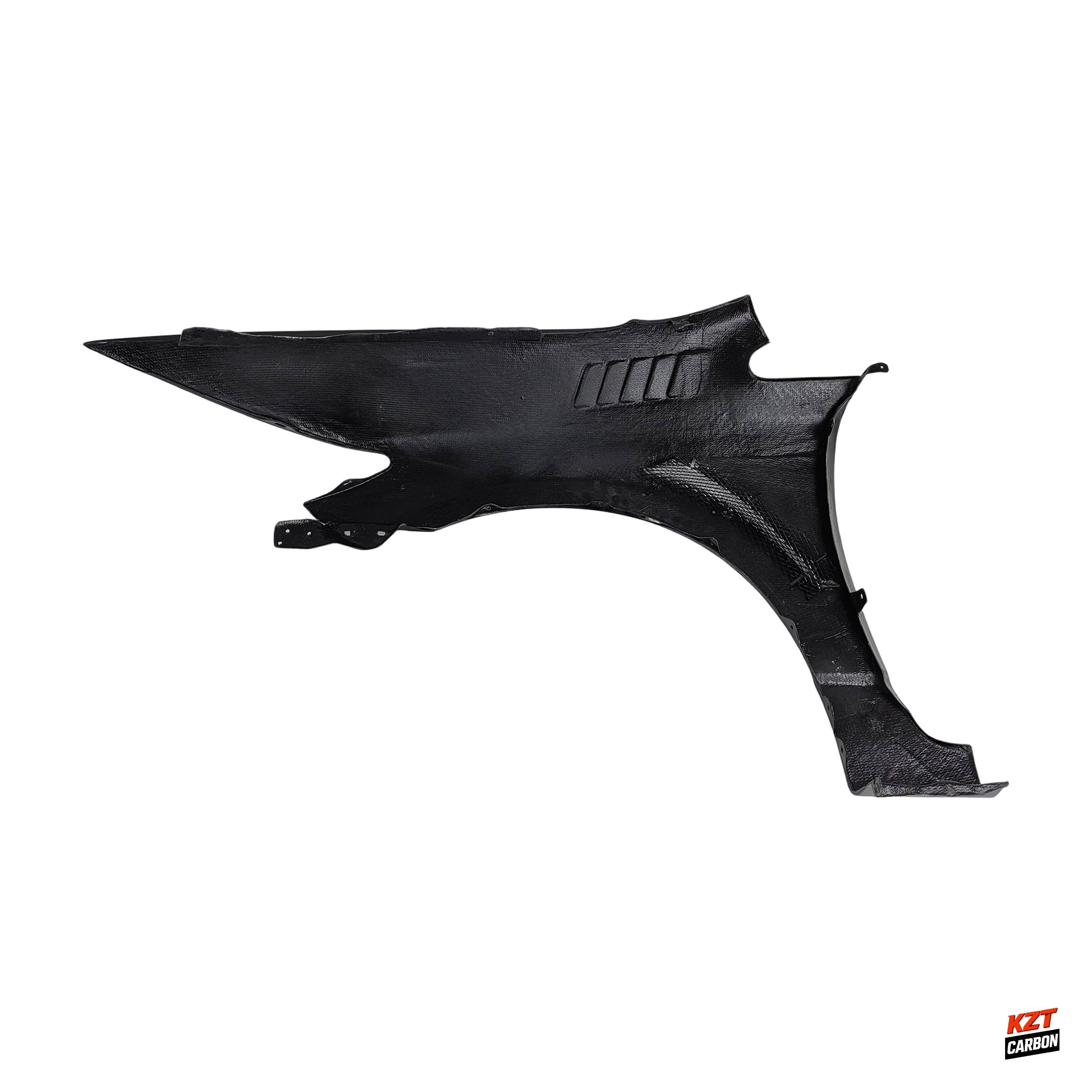 For Honda 06-08 Civic FD2 J2 Style Carbon Fiber Front Bumper Vented Fender Pair