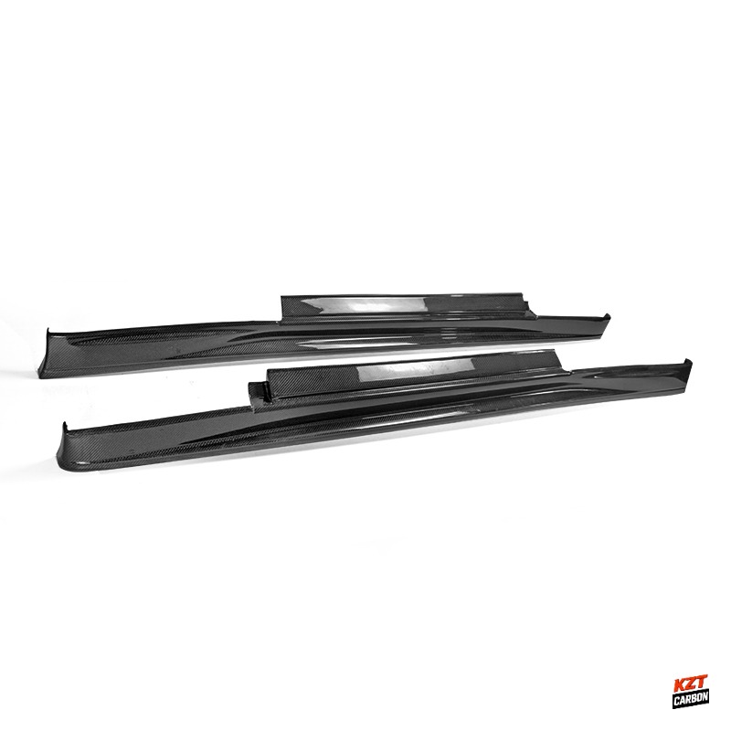 For Nissan GTR R35 (12-16 Only) NIS Style Carbon Fiber Unpaint Side Skirt Body Kit