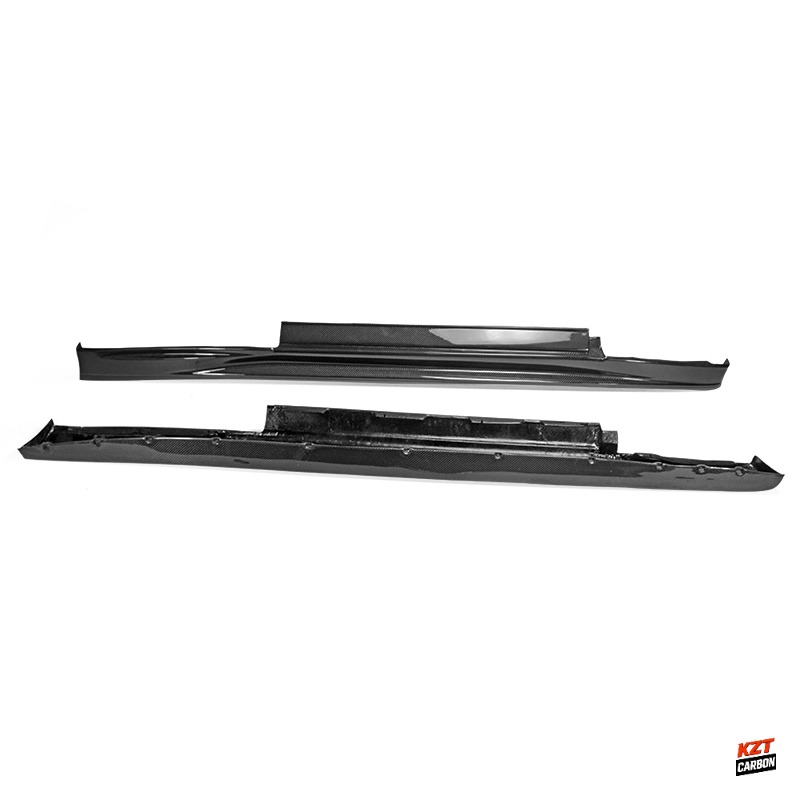 For Nissan GTR R35 (12-16 Only) NIS Style Carbon Fiber Unpaint Side Skirt Body Kit