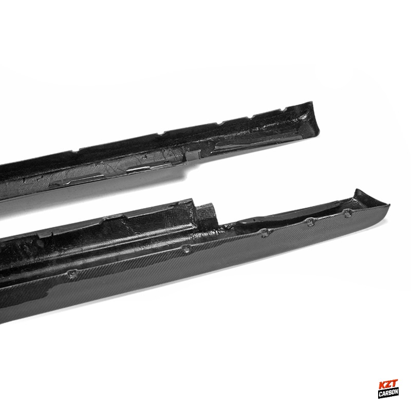 For Nissan GTR R35 (12-16 Only) NIS Style Carbon Fiber Unpaint Side Skirt Body Kit