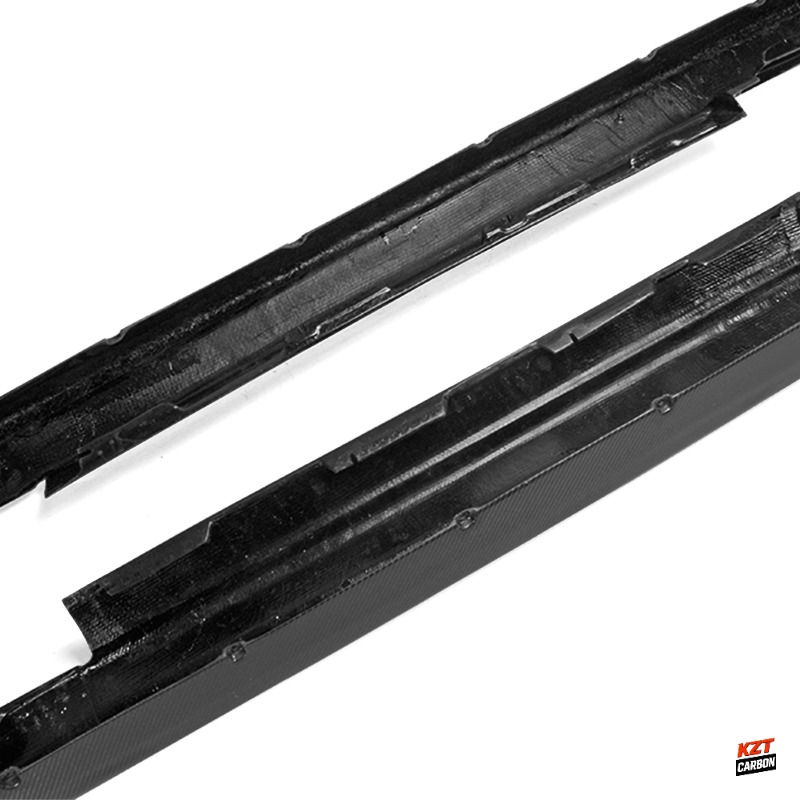 For Nissan GTR R35 (12-16 Only) NIS Style Carbon Fiber Unpaint Side Skirt Body Kit