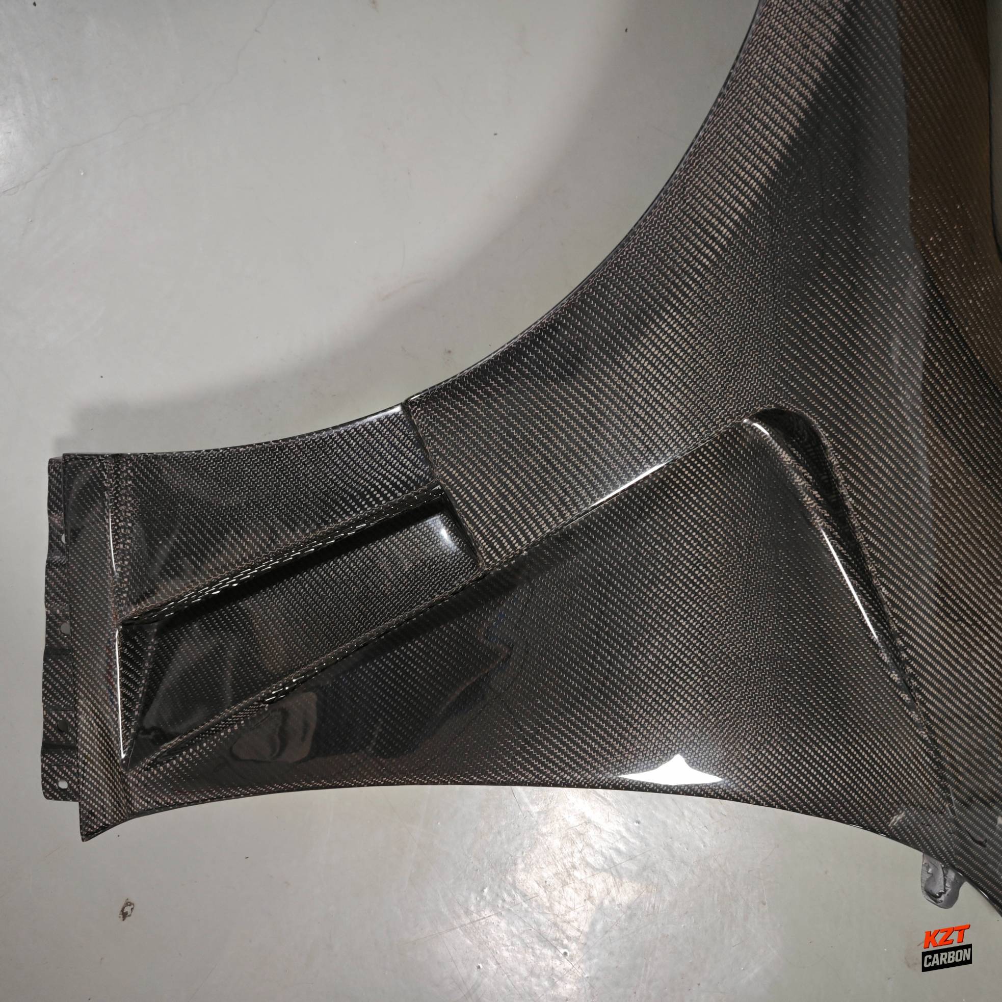 For Infiniti G37 Q40 4 Door Sedan 08-13 Carbon HT Style Vented Front Fender
