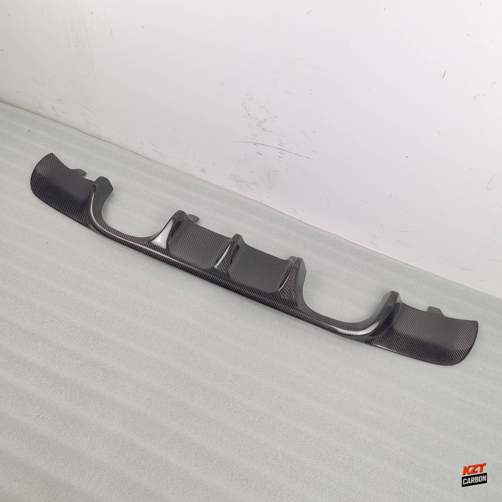 For BMW E90 Real M3 Only 07-13 Carbon Fiber V Style Rear Bumper Diffuser Lip