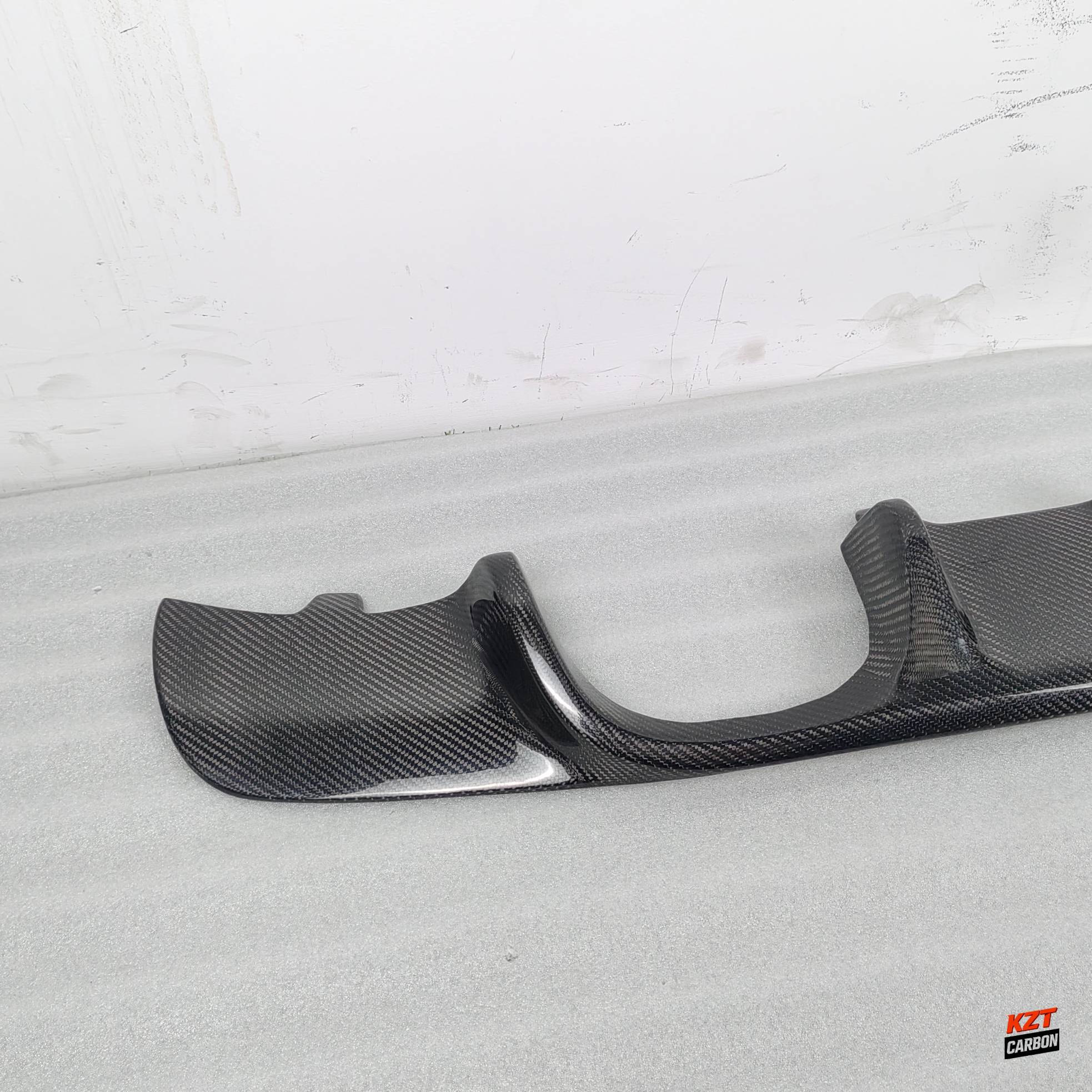 For BMW E90 Real M3 Only 07-13 Carbon Fiber V Style Rear Bumper Diffuser Lip