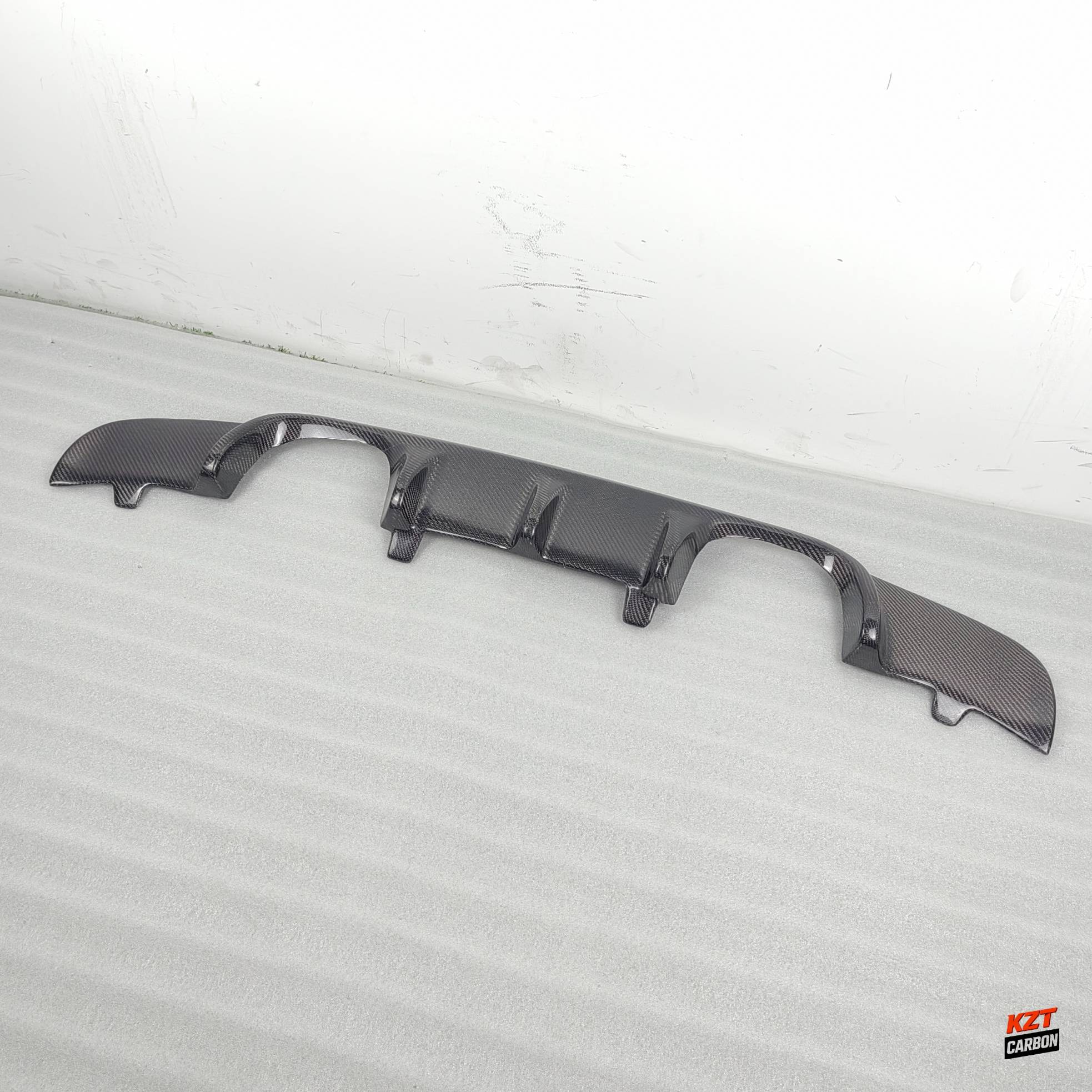 For BMW E90 Real M3 Only 07-13 Carbon Fiber V Style Rear Bumper Diffuser Lip