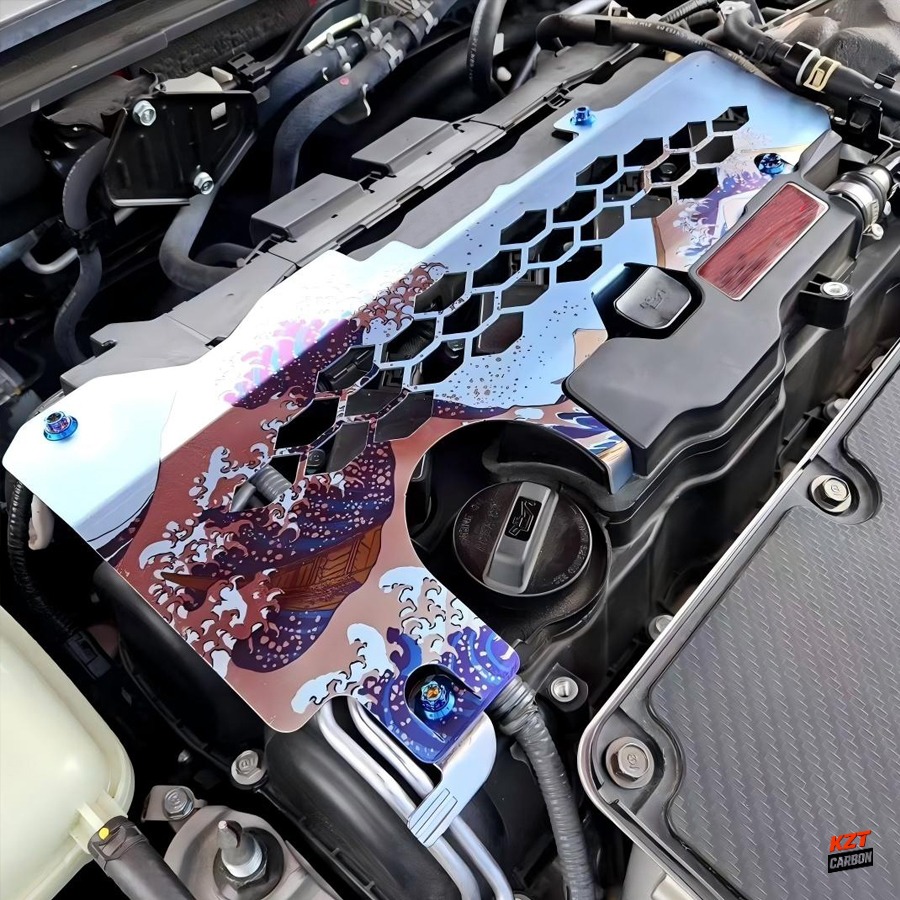 For Honda Civic Type R FL5 Hatchback 2023-24 Titanium KZB Engine Plug Cover