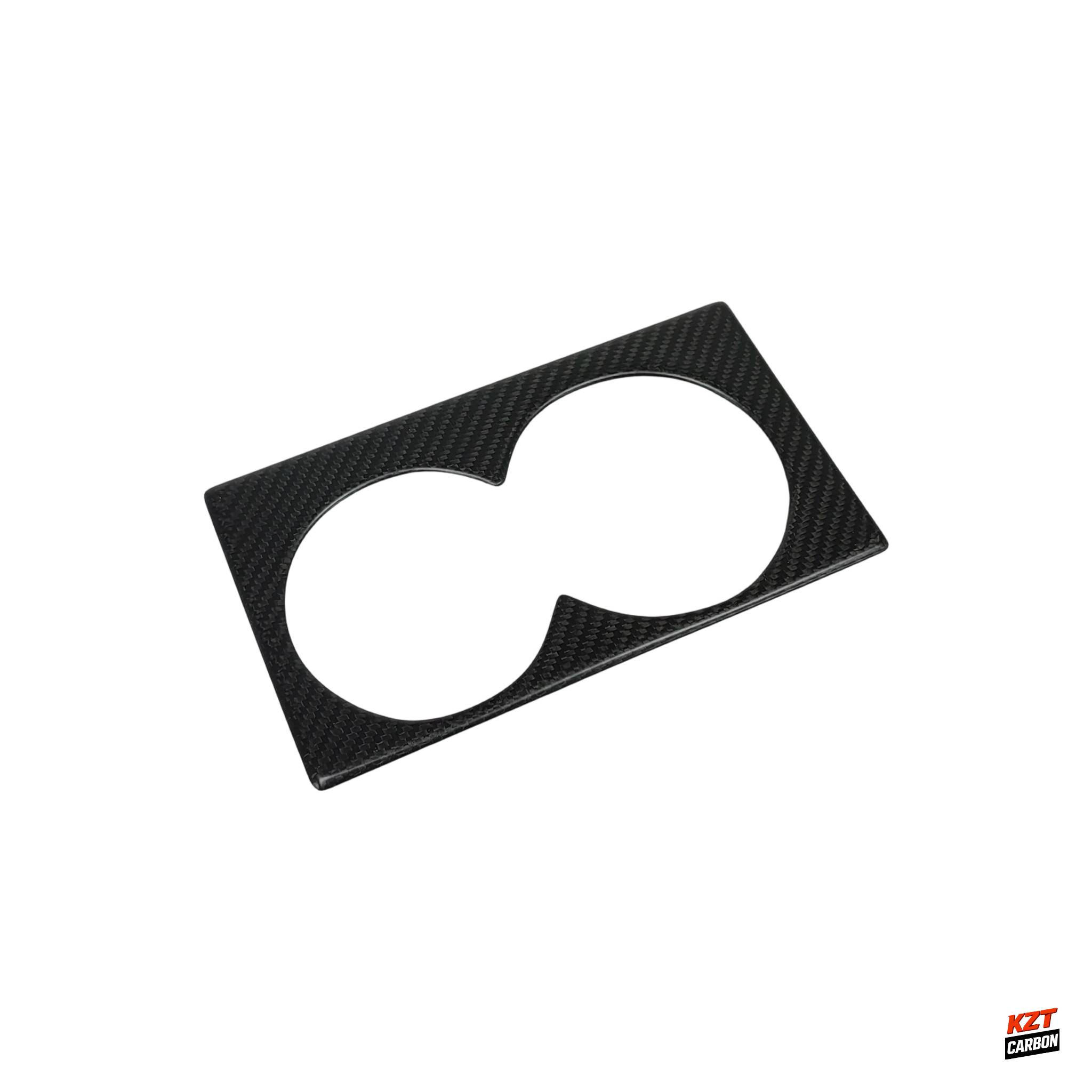 For Nissan R35 GTR (LHD Only) Dry Matte Carbon Interior Cup Holder Cover Panel
