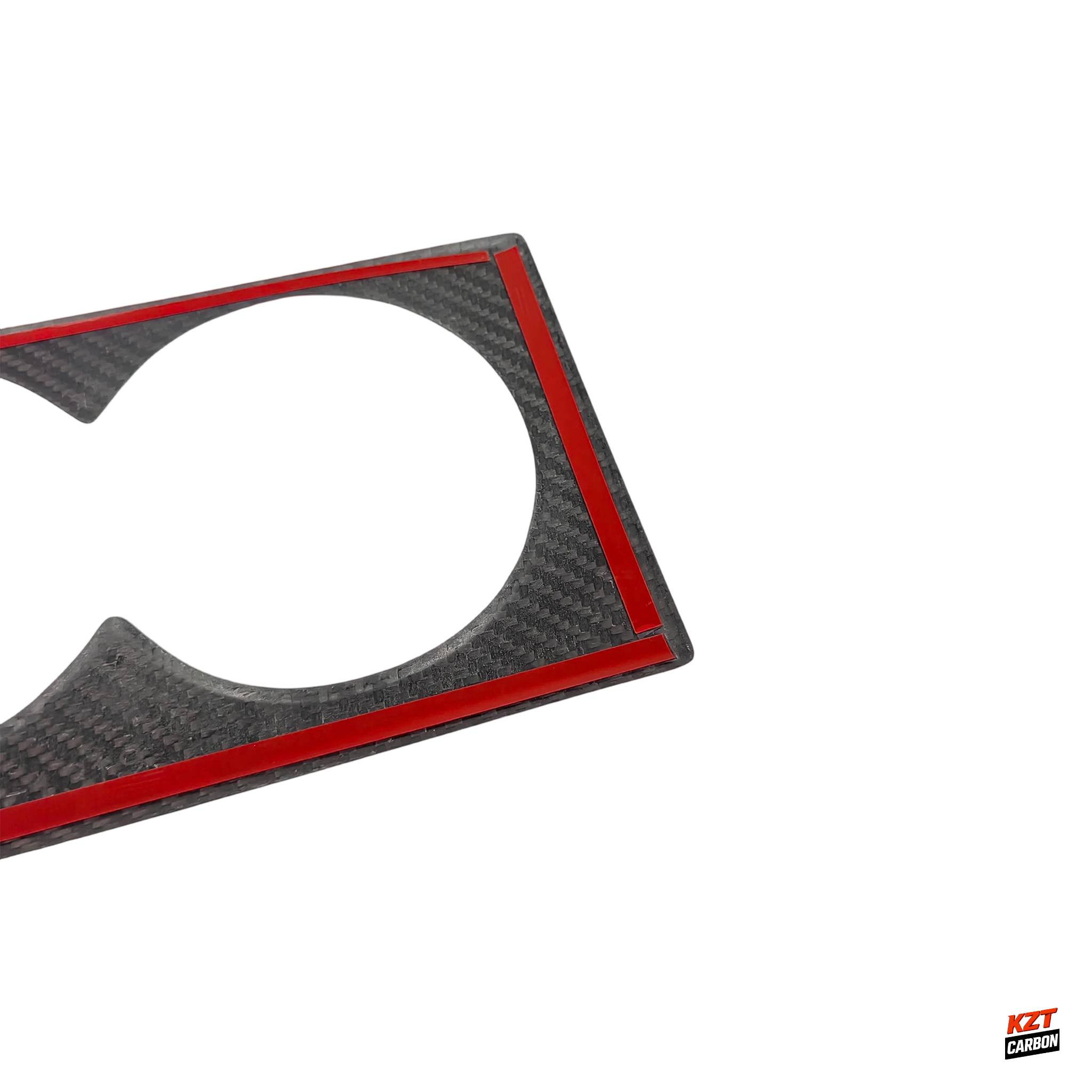For Nissan R35 GTR (LHD Only) Dry Matte Carbon Interior Cup Holder Cover Panel