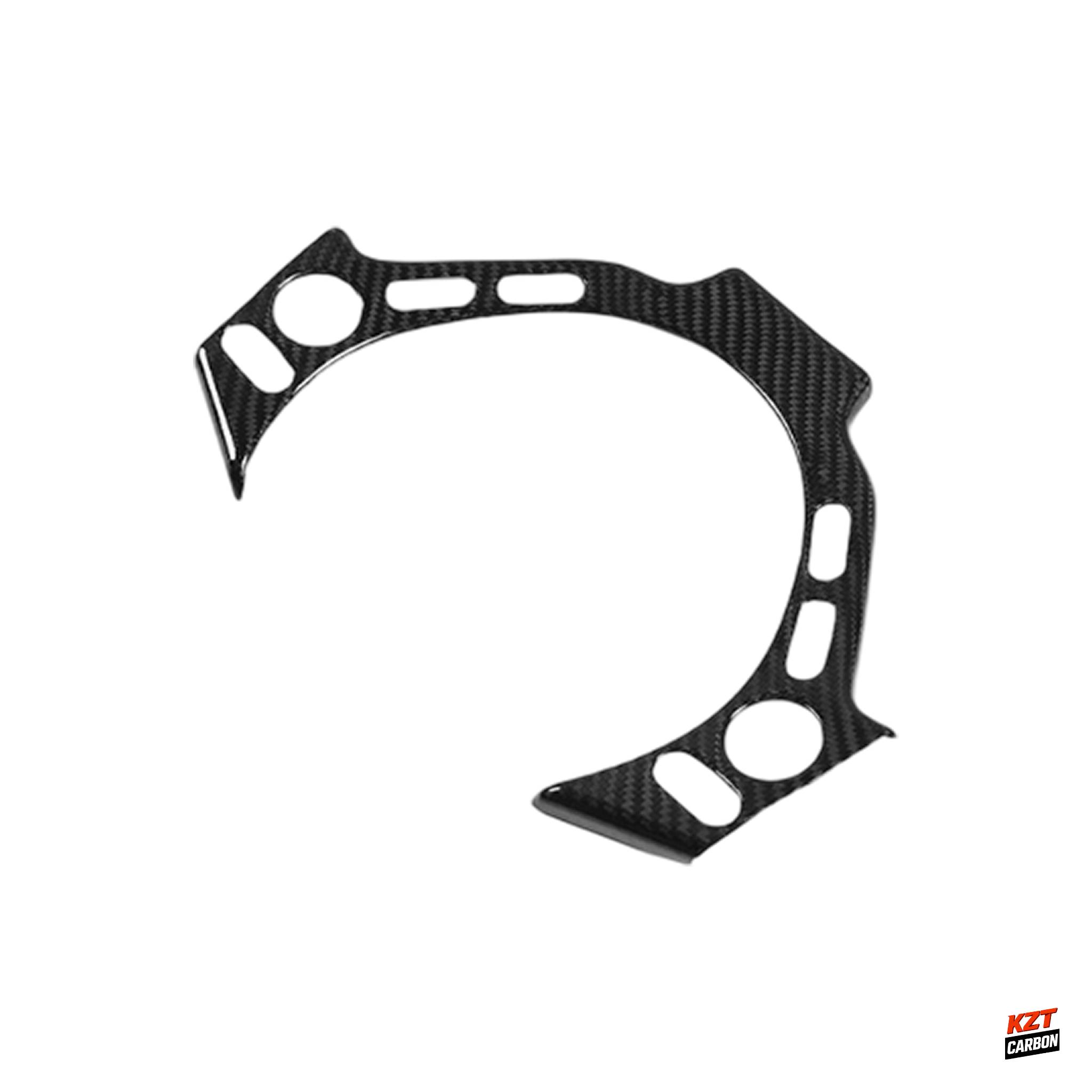 For Nissan GTR R35 CBA DBA 2007-16 Dry Carbon OE Steering Wheel Center Cover