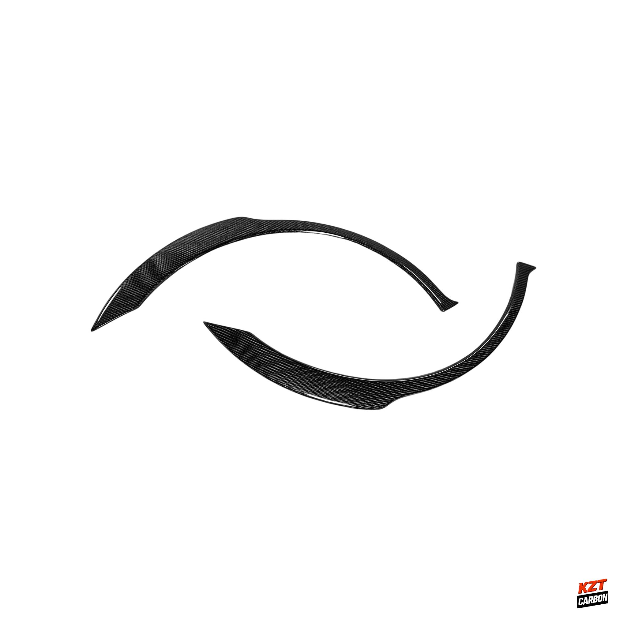 For Subaru Impreza GDA GDB GDC Gen 7-9 KZ Carbon Fiber Rear Wheel Arch (2pcs)