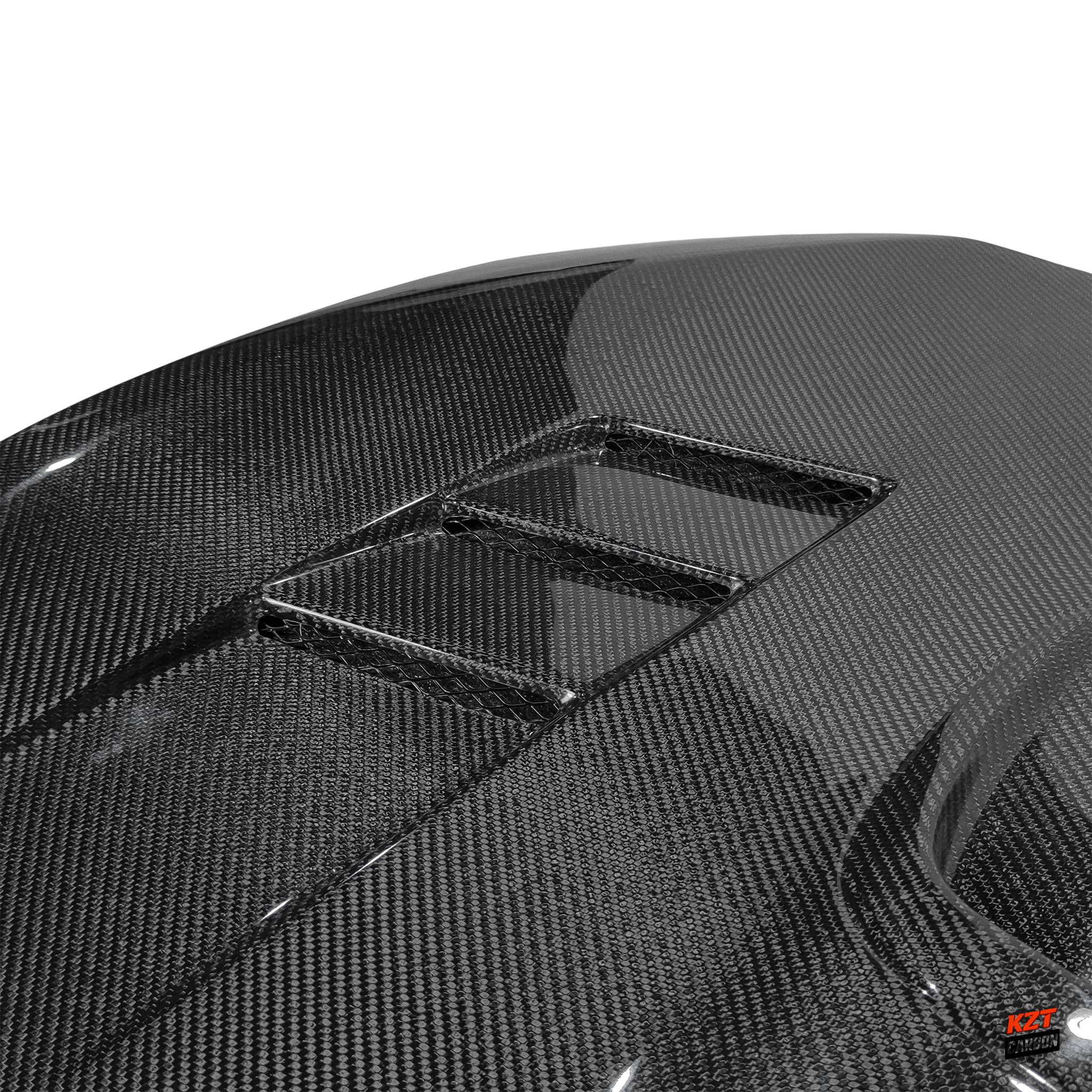 For Toyota GT86 FT86 BRZ 2012-20 Carbon Fiber WD Style Front Vented Cooling Hood