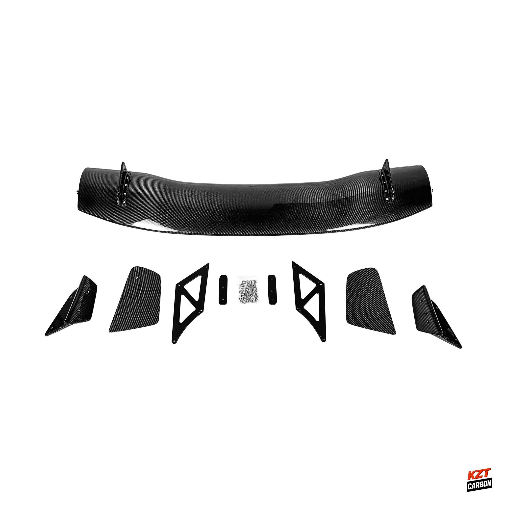 For Honda Civic Type R FL5 Hatchback 2023-24 VTX Style Carbon Rear Spoiler Wing