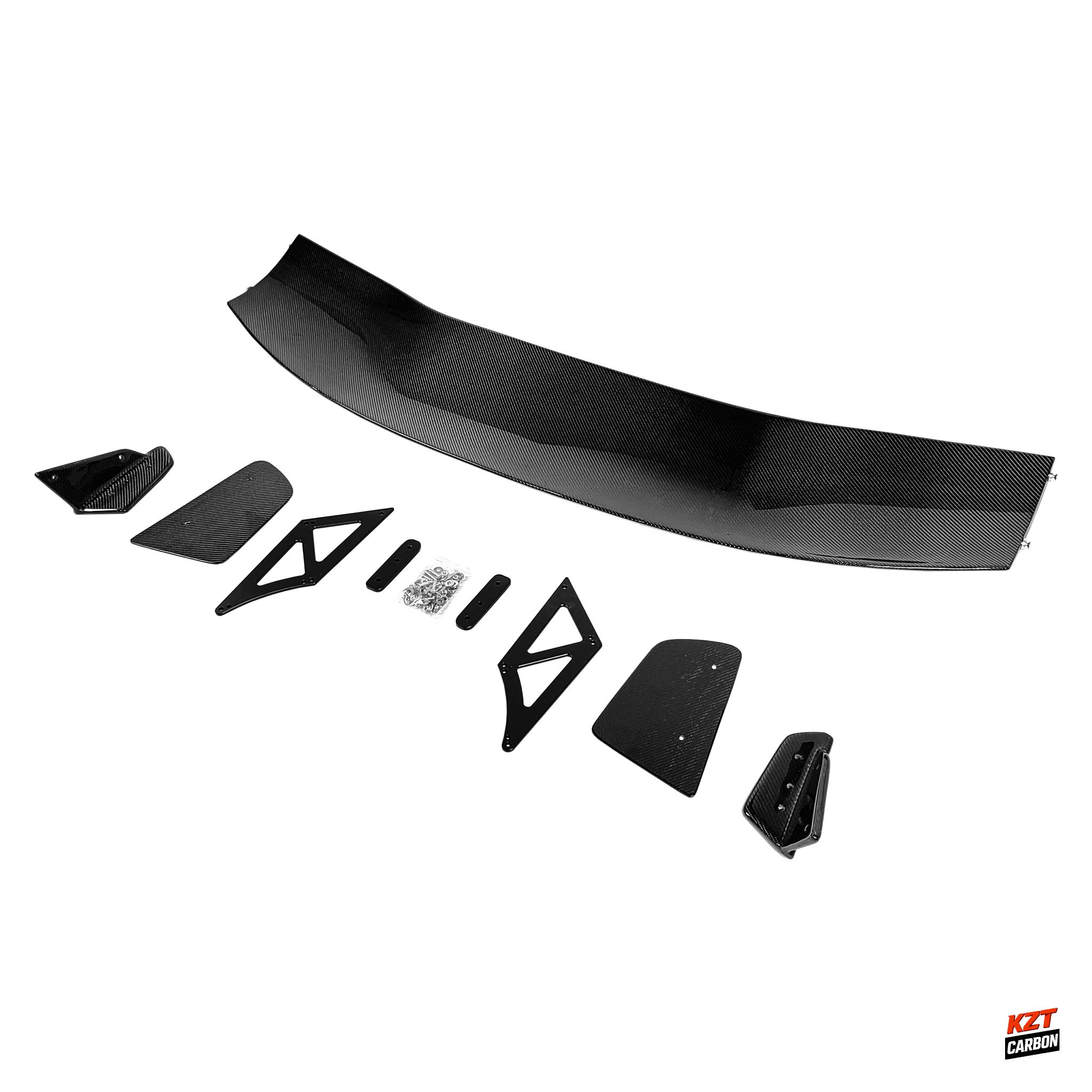 For Honda Civic Type R FL5 Hatchback 2023-24 VTX Style Carbon Rear Spoiler Wing