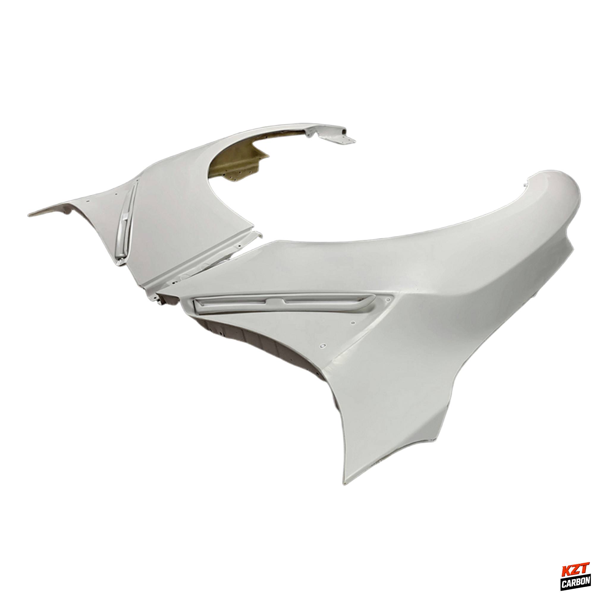 For Nissan R35 GTR 08-16 OEM Fiberglass Unpaint Front Fender (with fender vents)