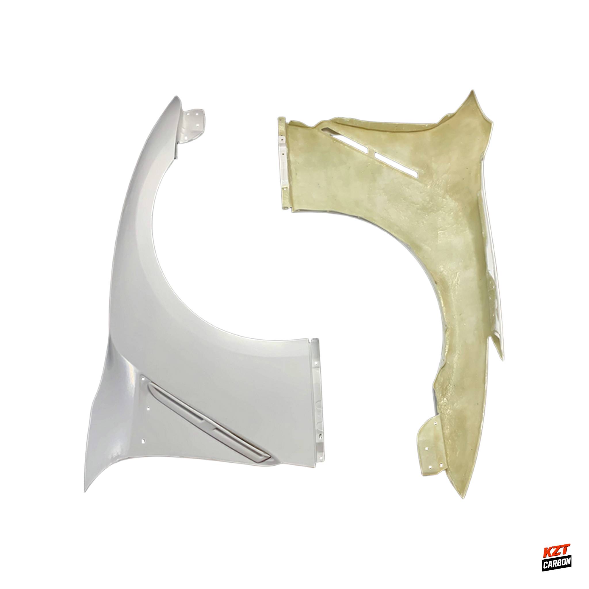 For Nissan R35 GTR 08-16 OEM Fiberglass Unpaint Front Fender (with fender vents)