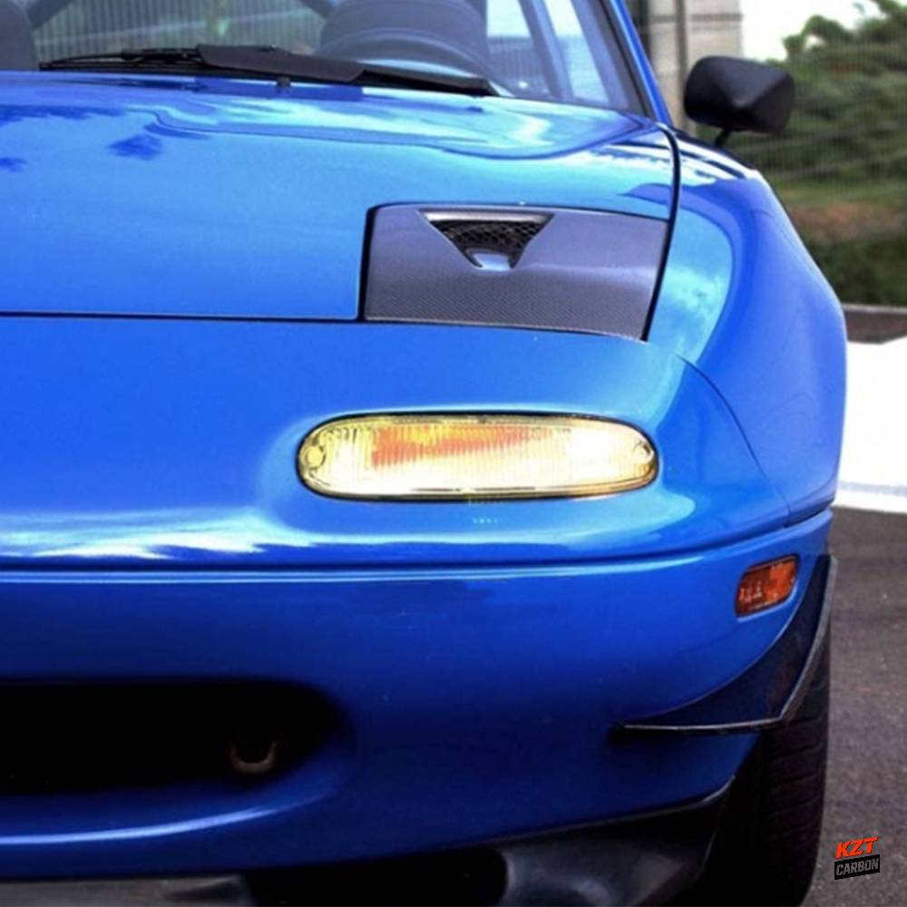 For MX5 NA MK1 Miata Vented Headlight Cover Pair (Only LHS Vented)