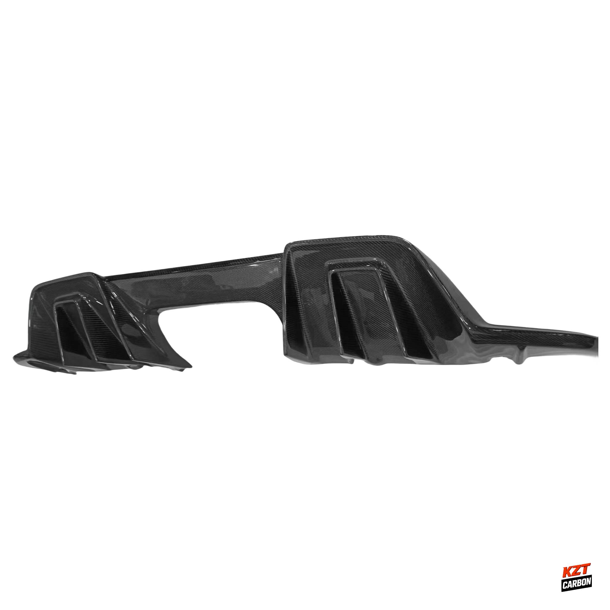 For Honda Civic Type R FL5 23-24 Carbon Fiber V2 Style Rear Bumper Diffuser Lip