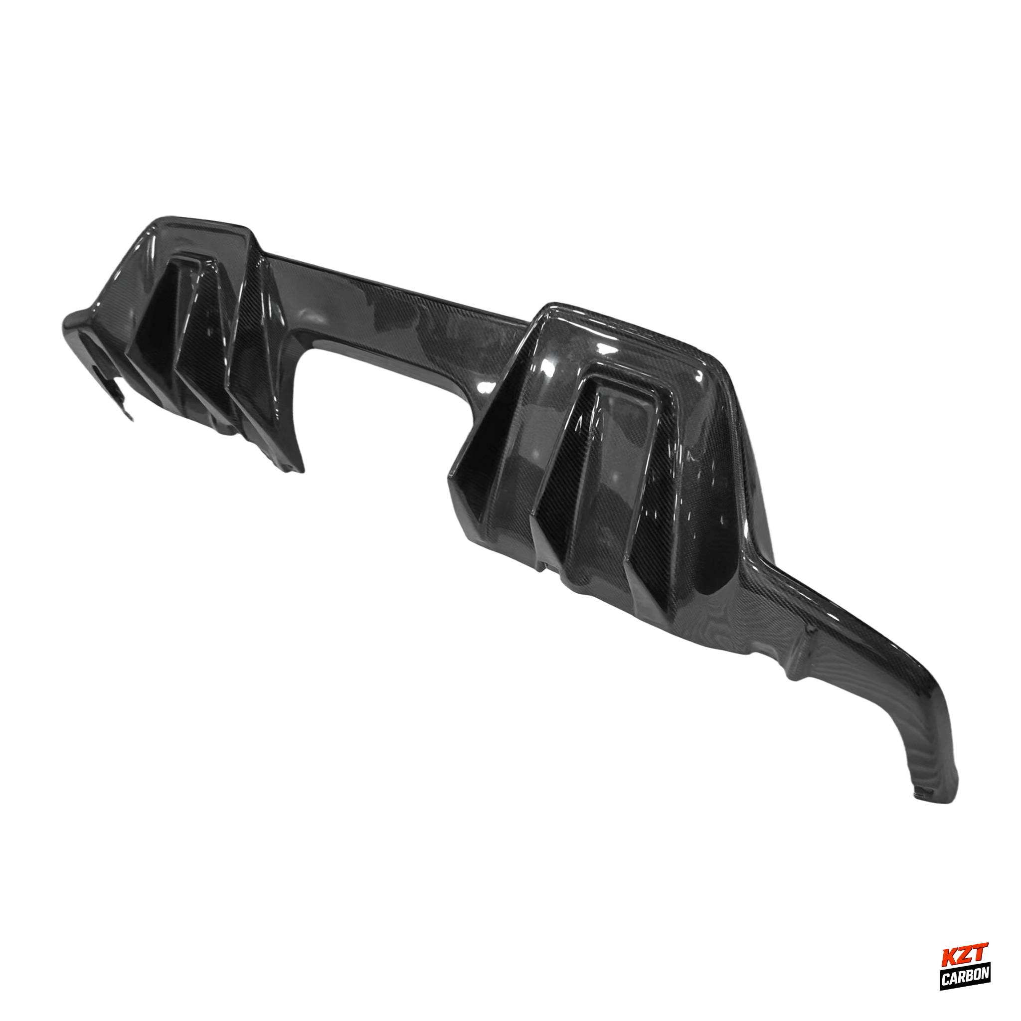 For Honda Civic Type R FL5 23-24 Carbon Fiber V2 Style Rear Bumper Diffuser Lip