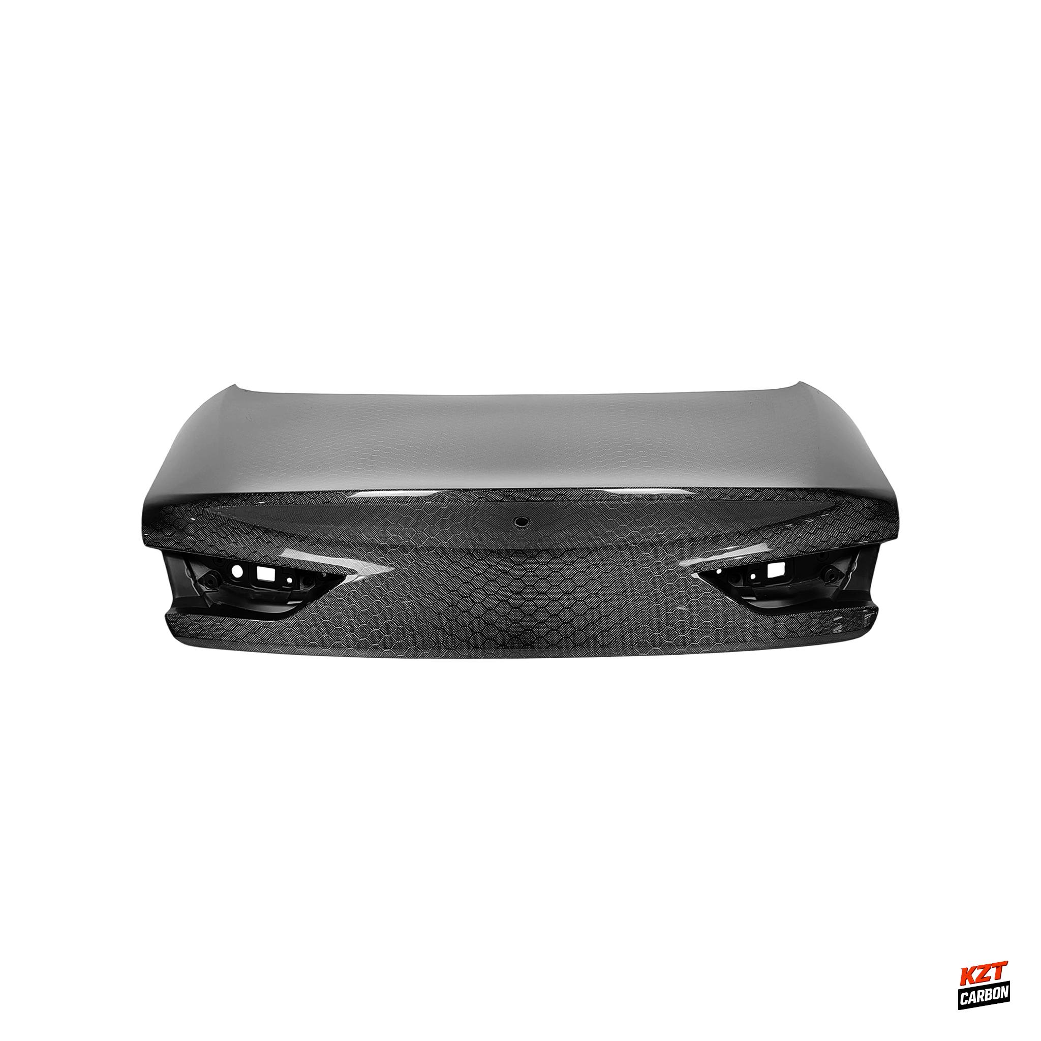 For Infiniti Q60 Coupe 2018+ OE Style Honeycomb Carbon Rear Trunk Boot Lid Cover