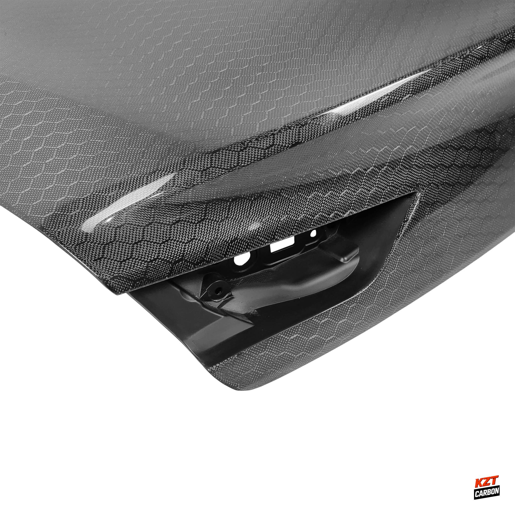 For Infiniti Q60 Coupe 2018+ OE Style Honeycomb Carbon Rear Trunk Boot Lid Cover