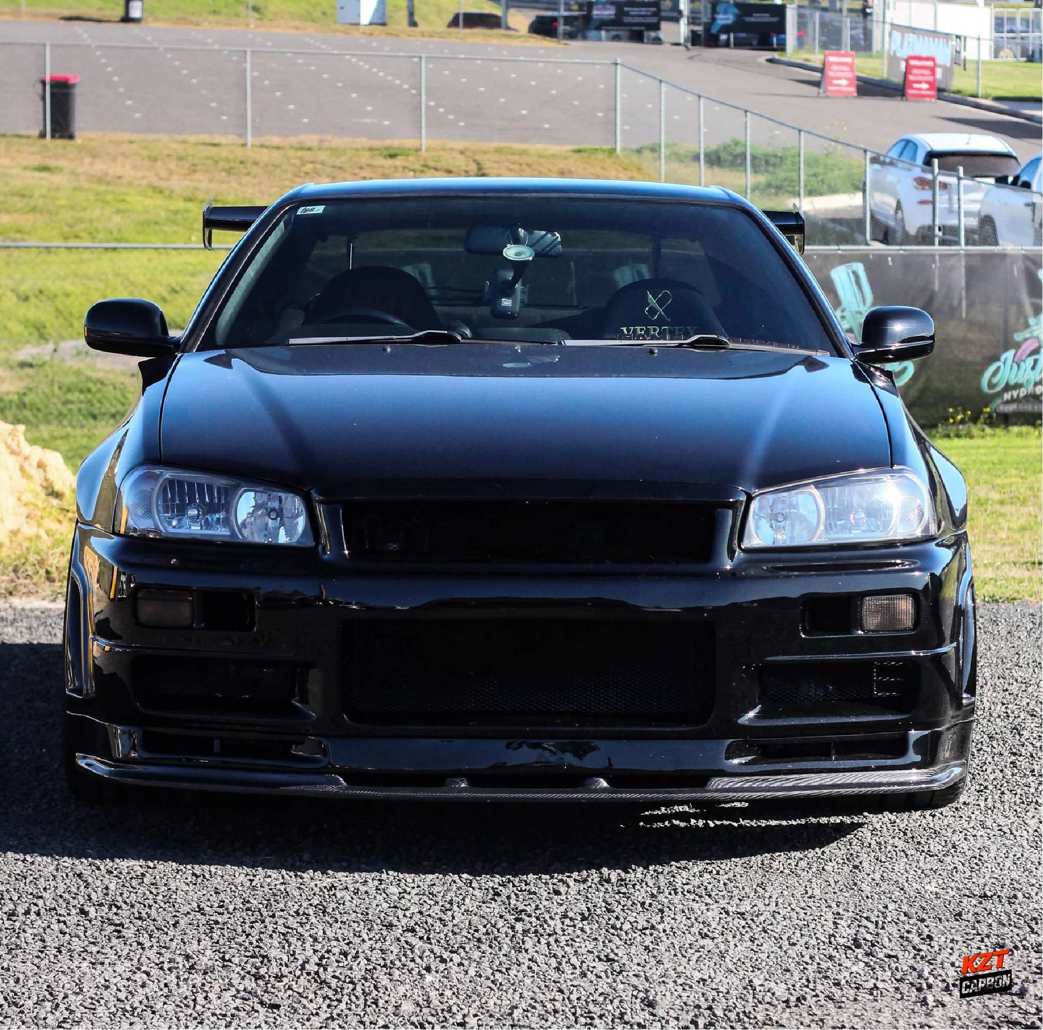 For Nissan Skyline R34 GTR OEM Front Bumper Bottom Lip with undertray