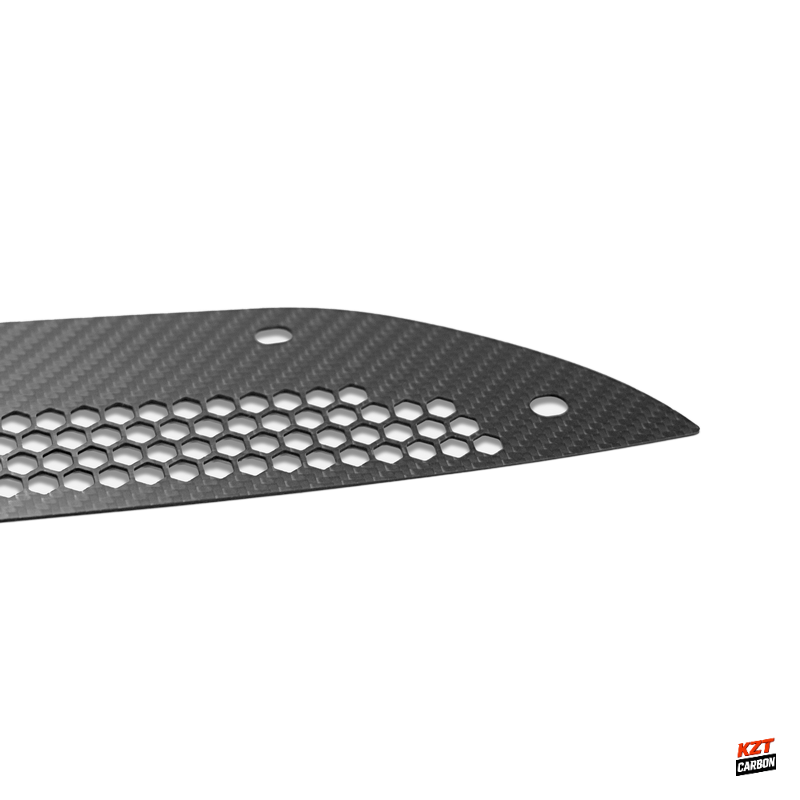 For Honda Civic Type R FL5 Dry Carbon Front Fender Rock Block Guard (large hole)